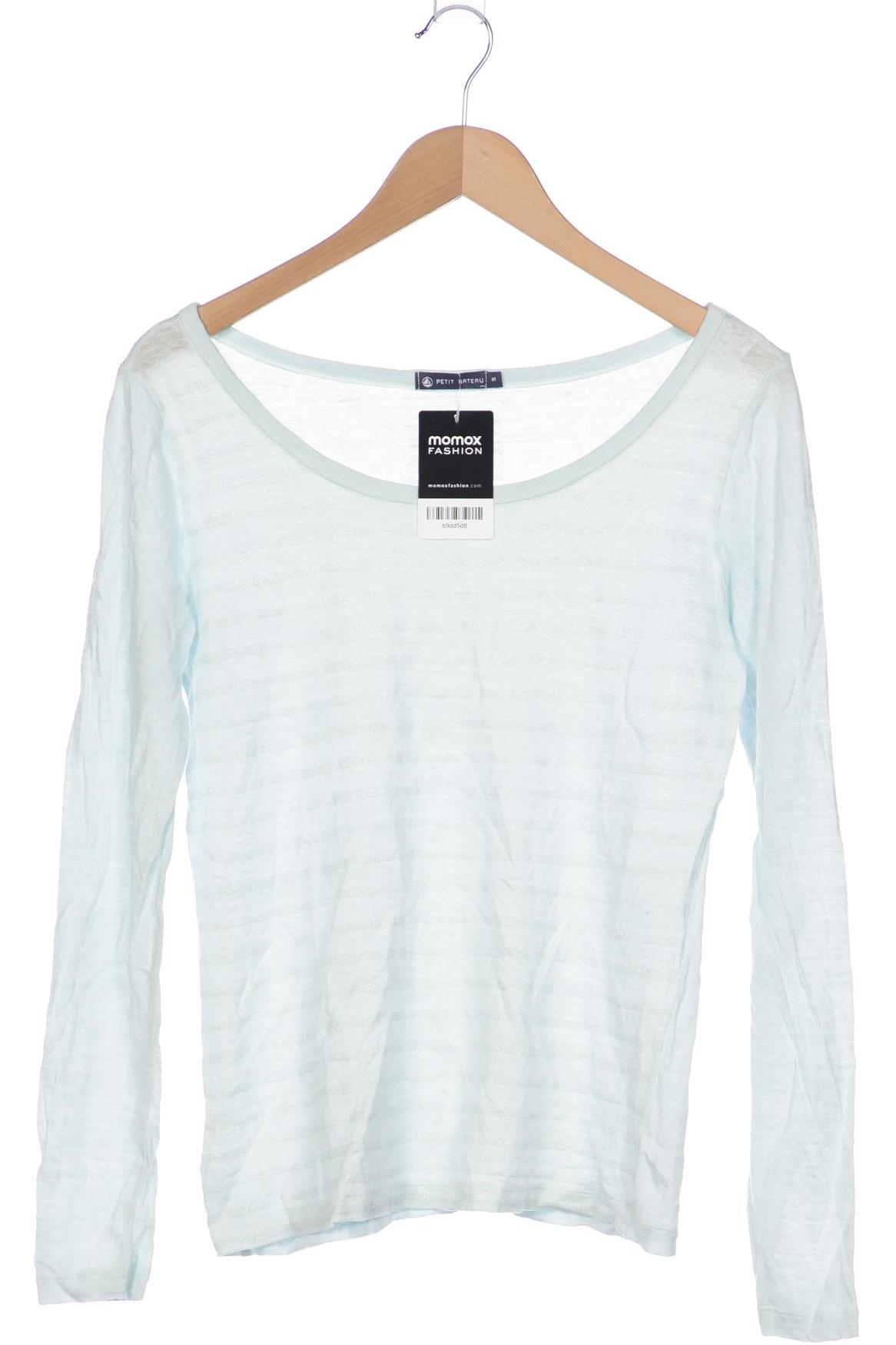 

Petit Bateau Damen Langarmshirt, hellblau, Gr. 36