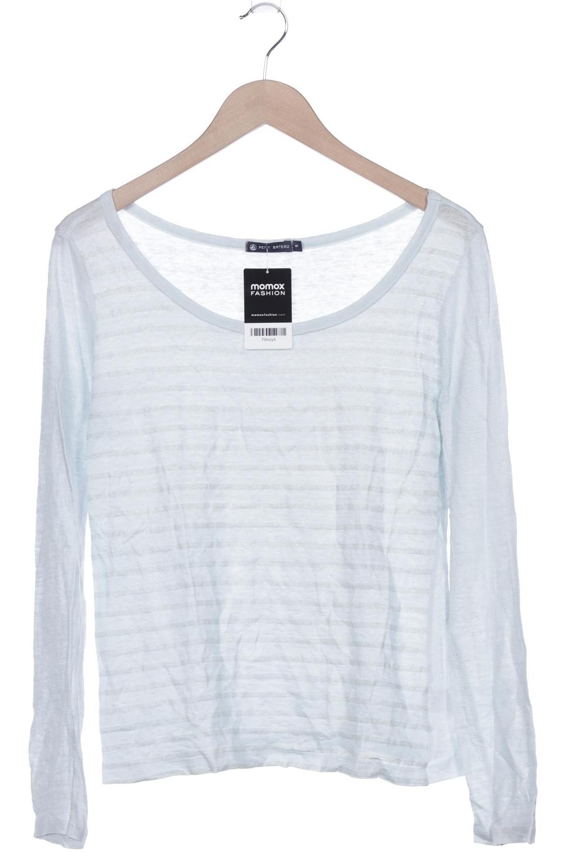 

Petit Bateau Damen Langarmshirt, hellblau, Gr. 36