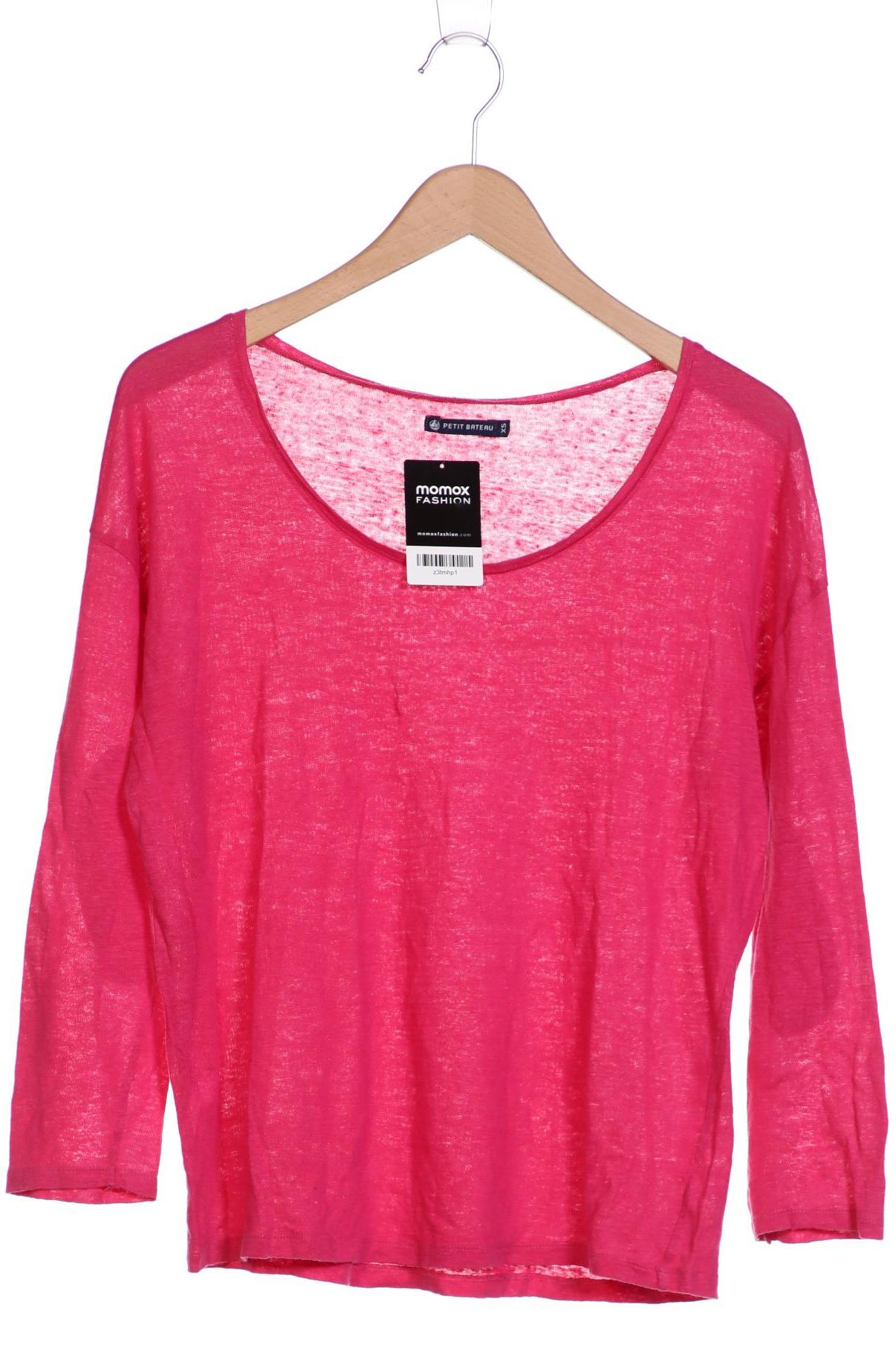 

Petit Bateau Damen Langarmshirt, pink, Gr. 34