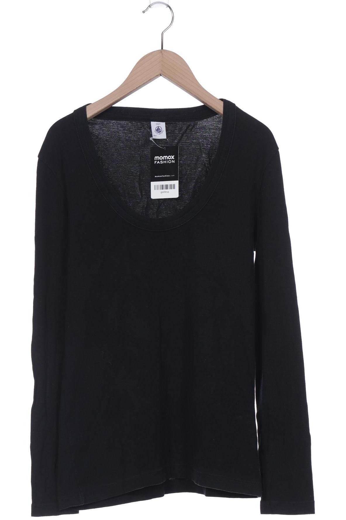 

Petit Bateau Damen Langarmshirt, schwarz, Gr. 38
