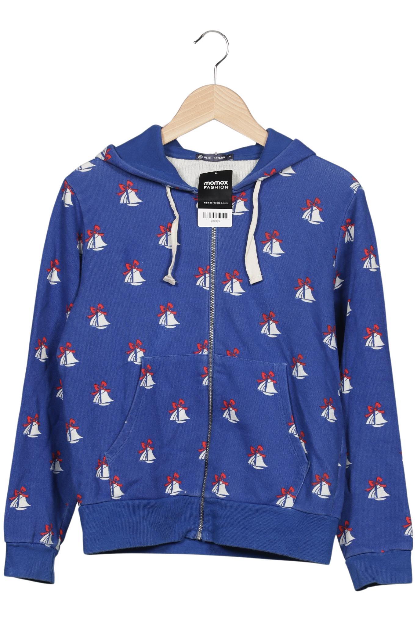 

Petit Bateau Damen Kapuzenpullover, blau, Gr. 36