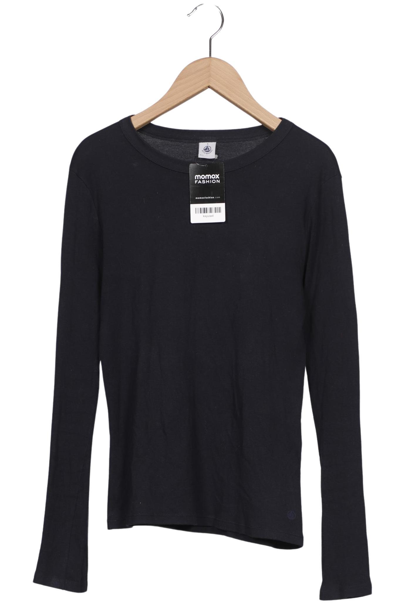 

Petit Bateau Damen Langarmshirt, marineblau, Gr. 36