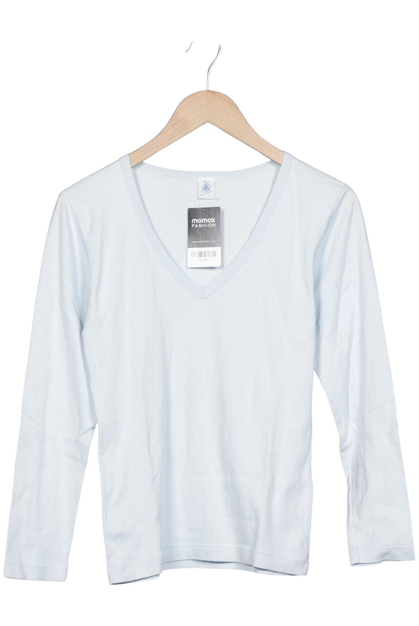 

Petit Bateau Damen Langarmshirt, hellblau, Gr. 34