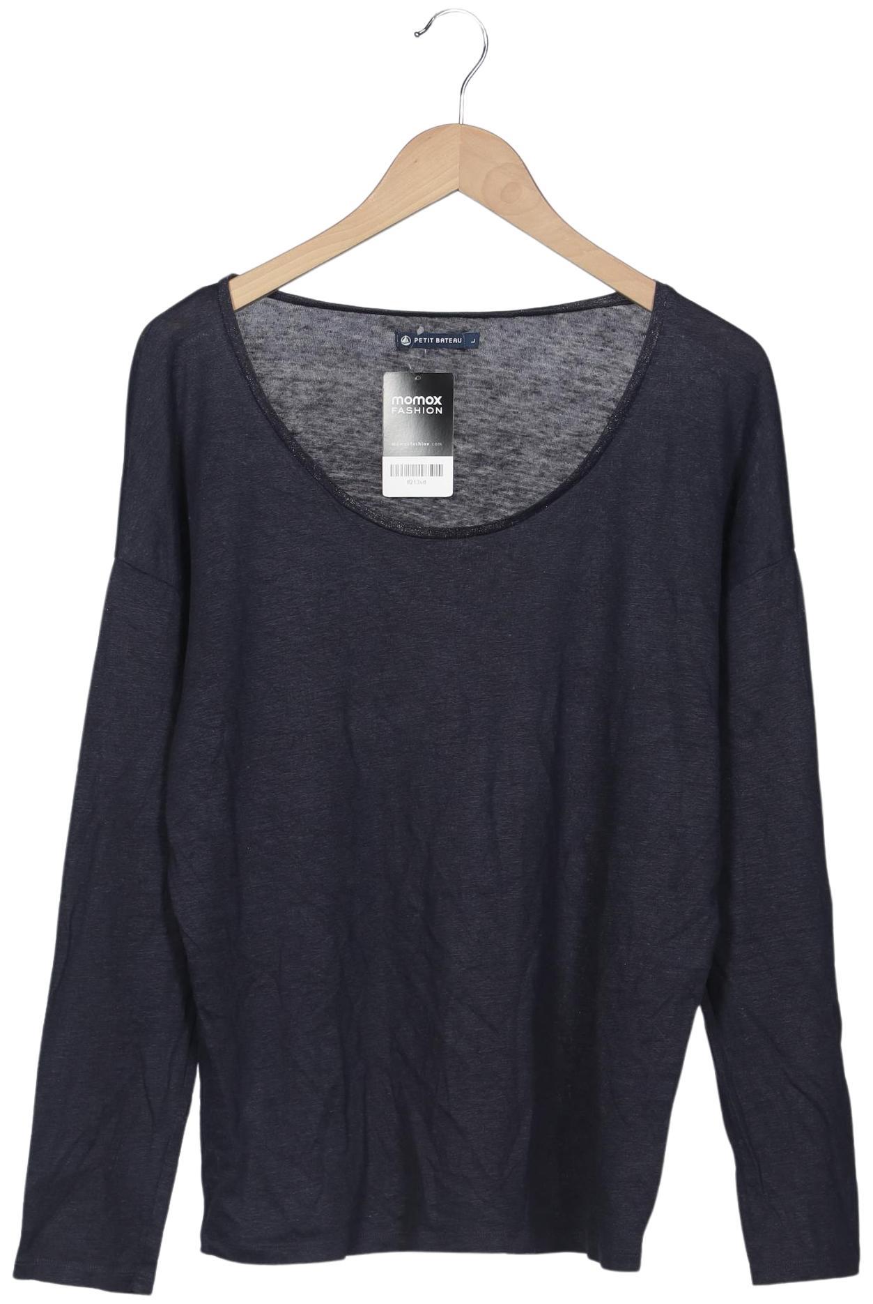 

Petit Bateau Damen Langarmshirt, marineblau, Gr. 42