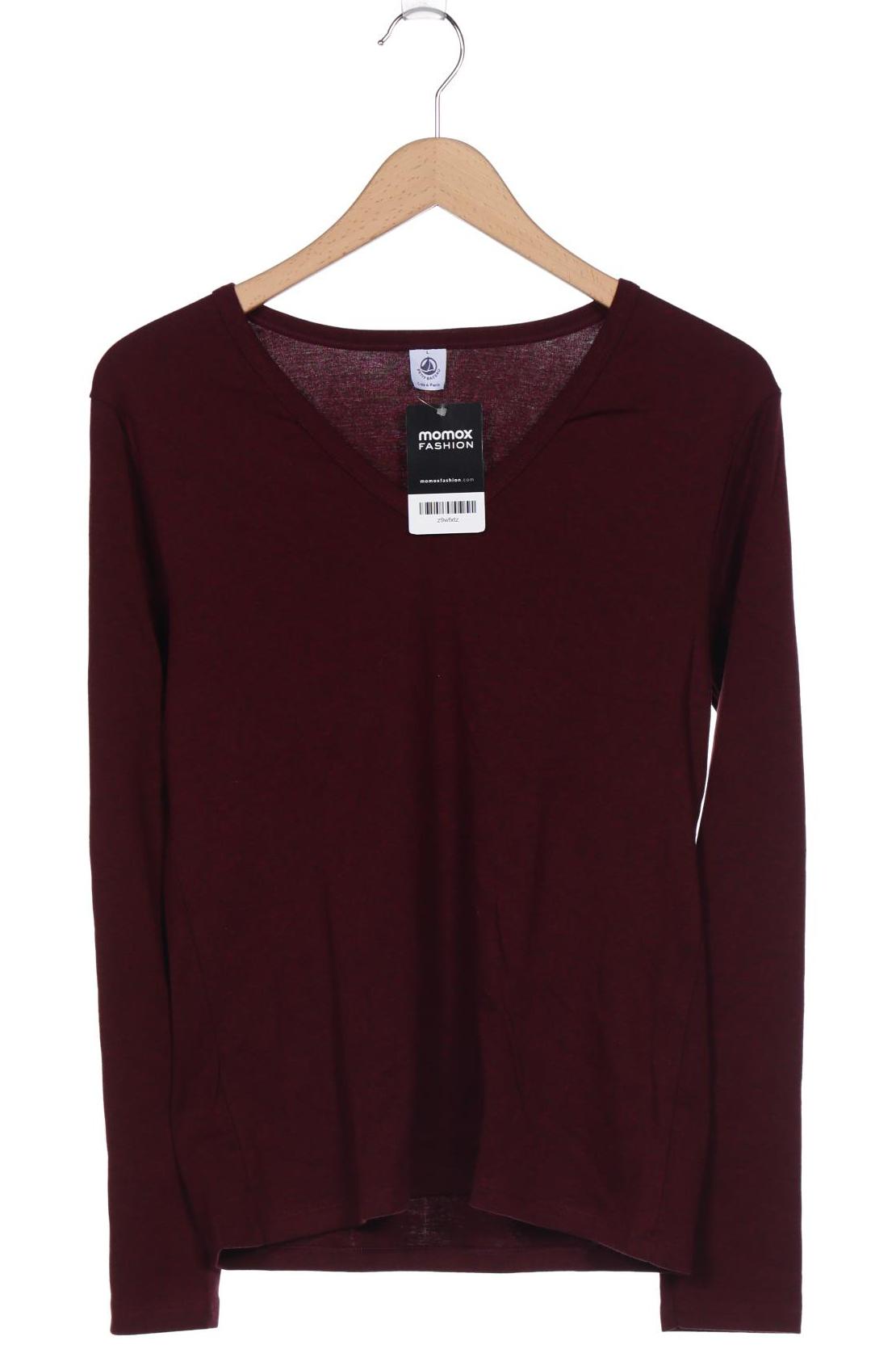 

Petit Bateau Damen Langarmshirt, bordeaux