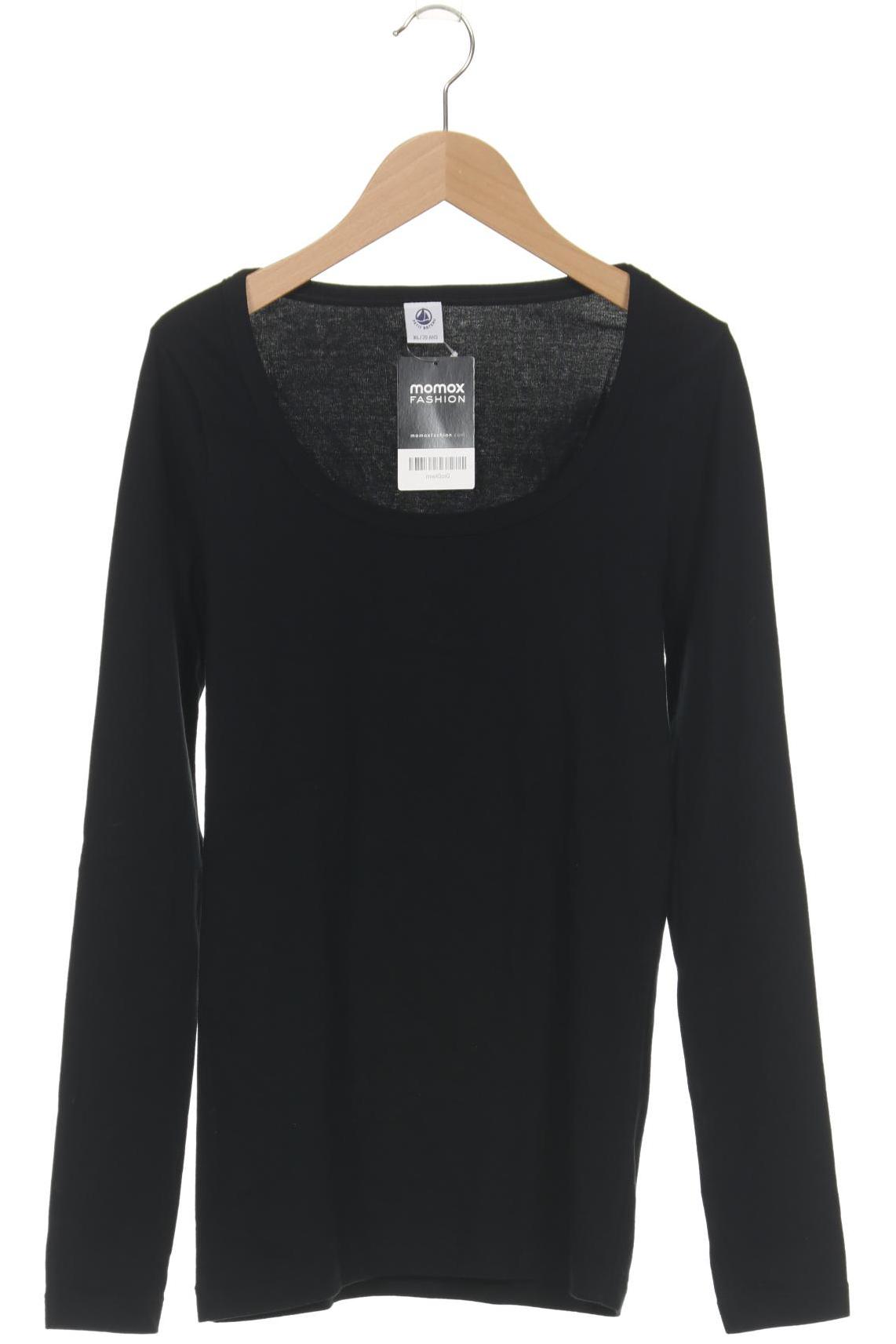 

Petit Bateau Damen Langarmshirt, schwarz, Gr. 44