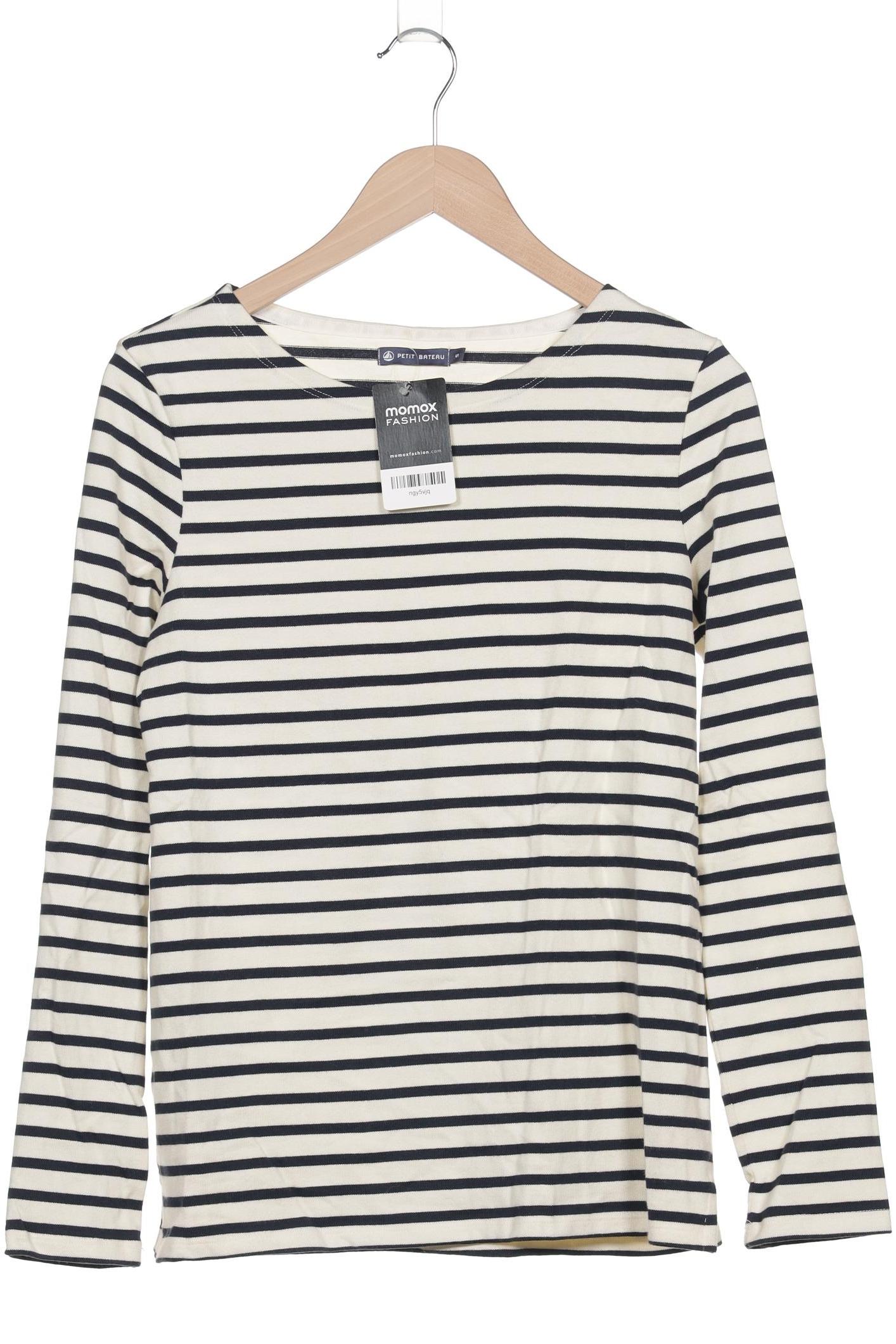 

Petit Bateau Damen Langarmshirt, cremeweiß, Gr. 36