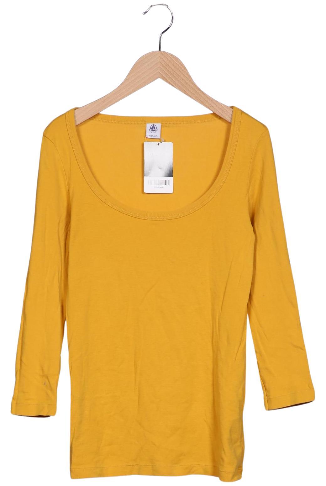 

Petit Bateau Damen Langarmshirt, gelb, Gr. 36