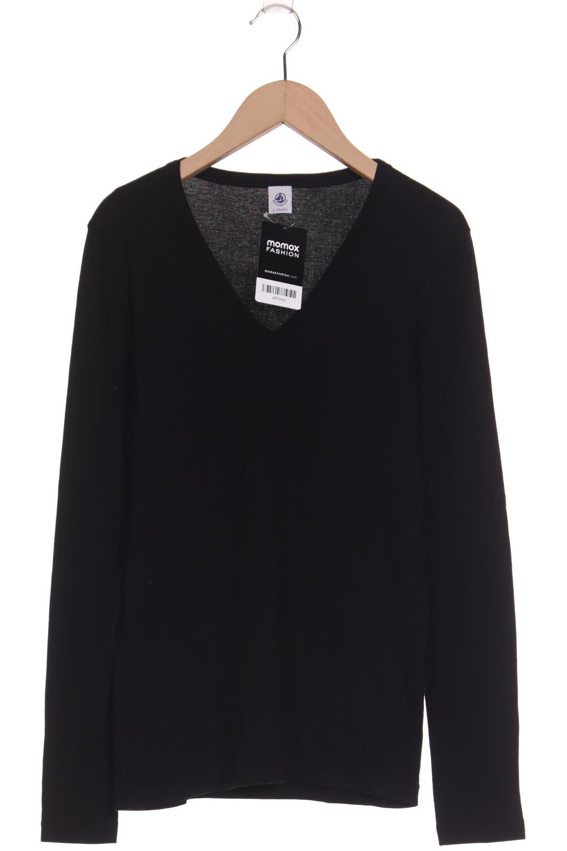 

Petit Bateau Damen Langarmshirt, schwarz, Gr. 42