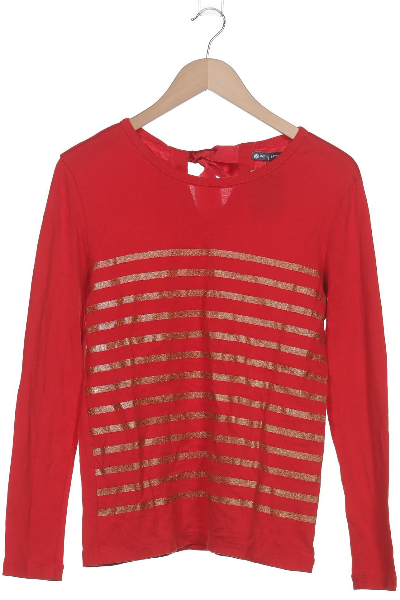

Petit Bateau Damen Langarmshirt, rot, Gr. 36