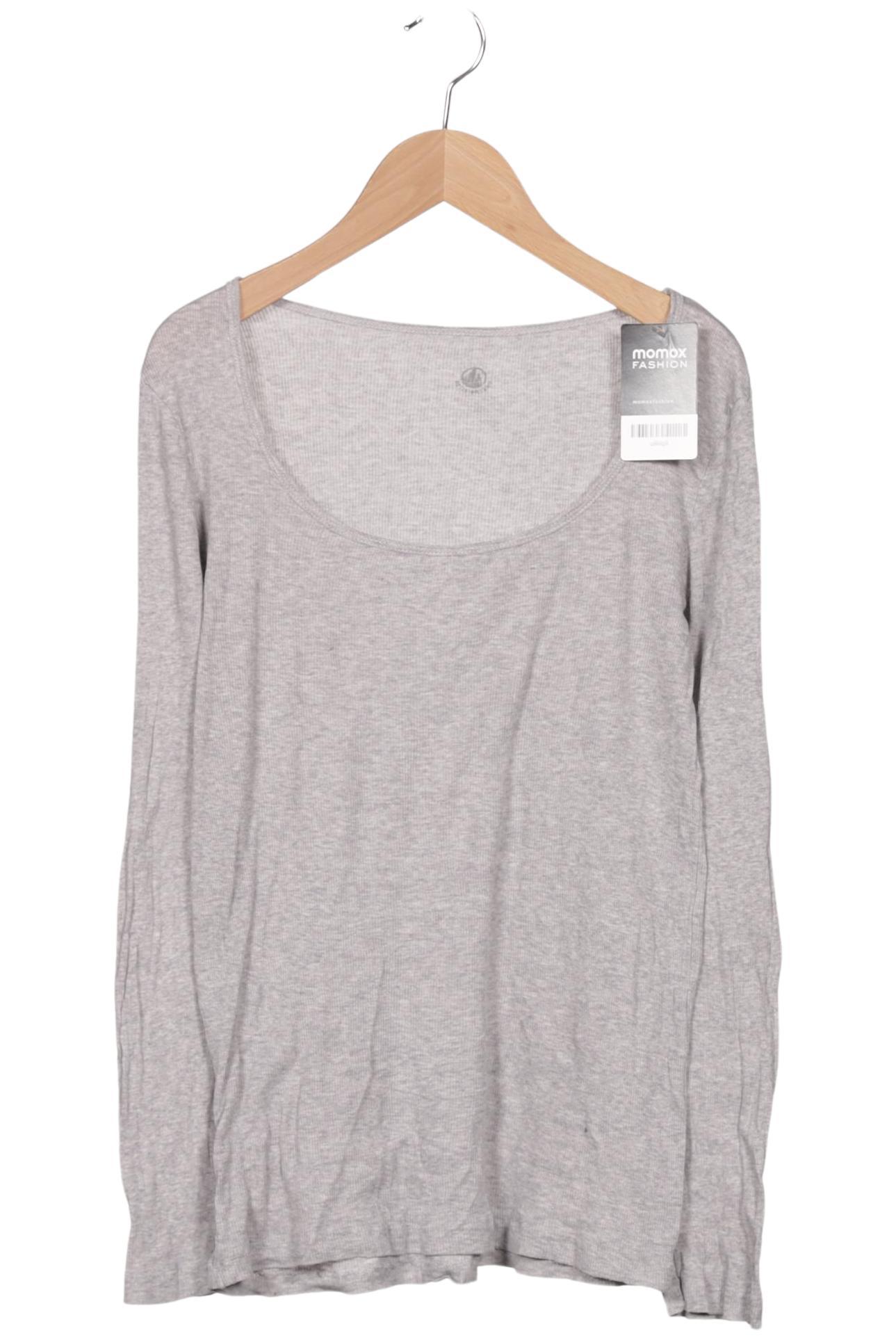 

Petit Bateau Damen Langarmshirt, grau, Gr. 36