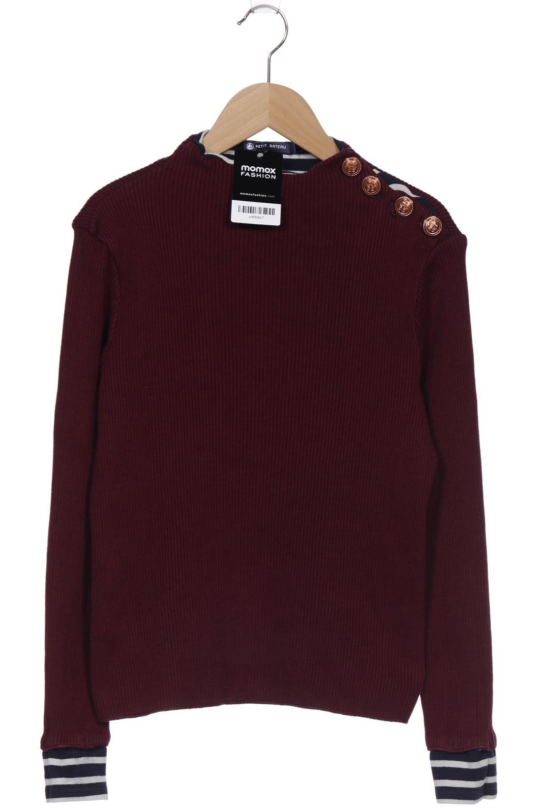 

Petit Bateau Damen Pullover, bordeaux, Gr. 34