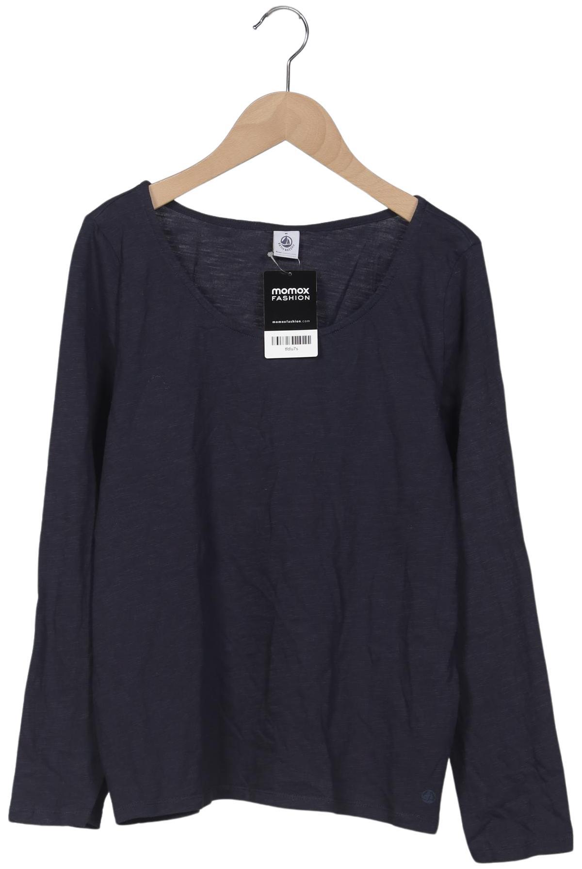 

Petit Bateau Damen Langarmshirt, marineblau, Gr. 38