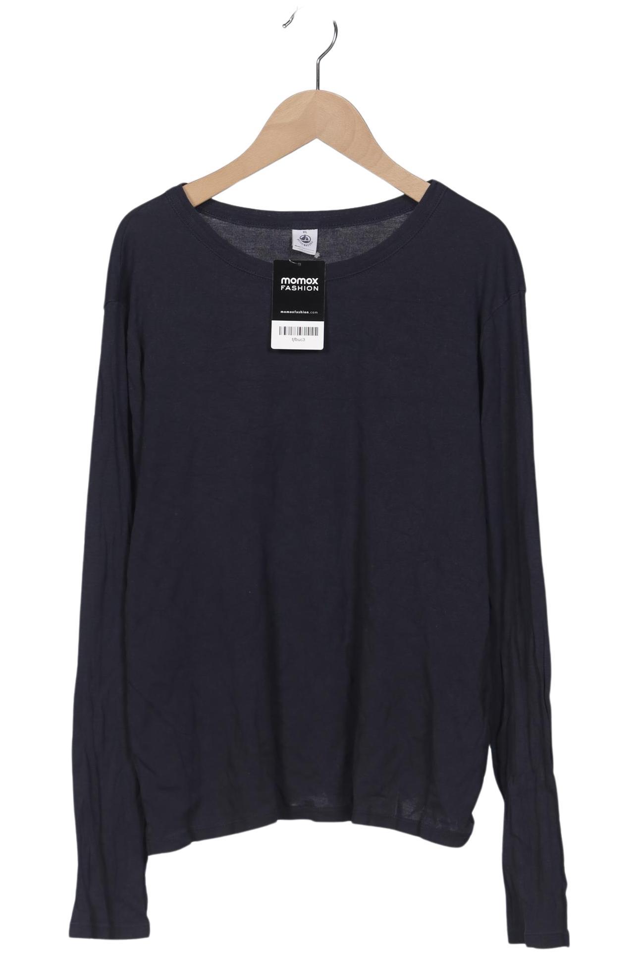 

Petit Bateau Damen Langarmshirt, marineblau, Gr. 44