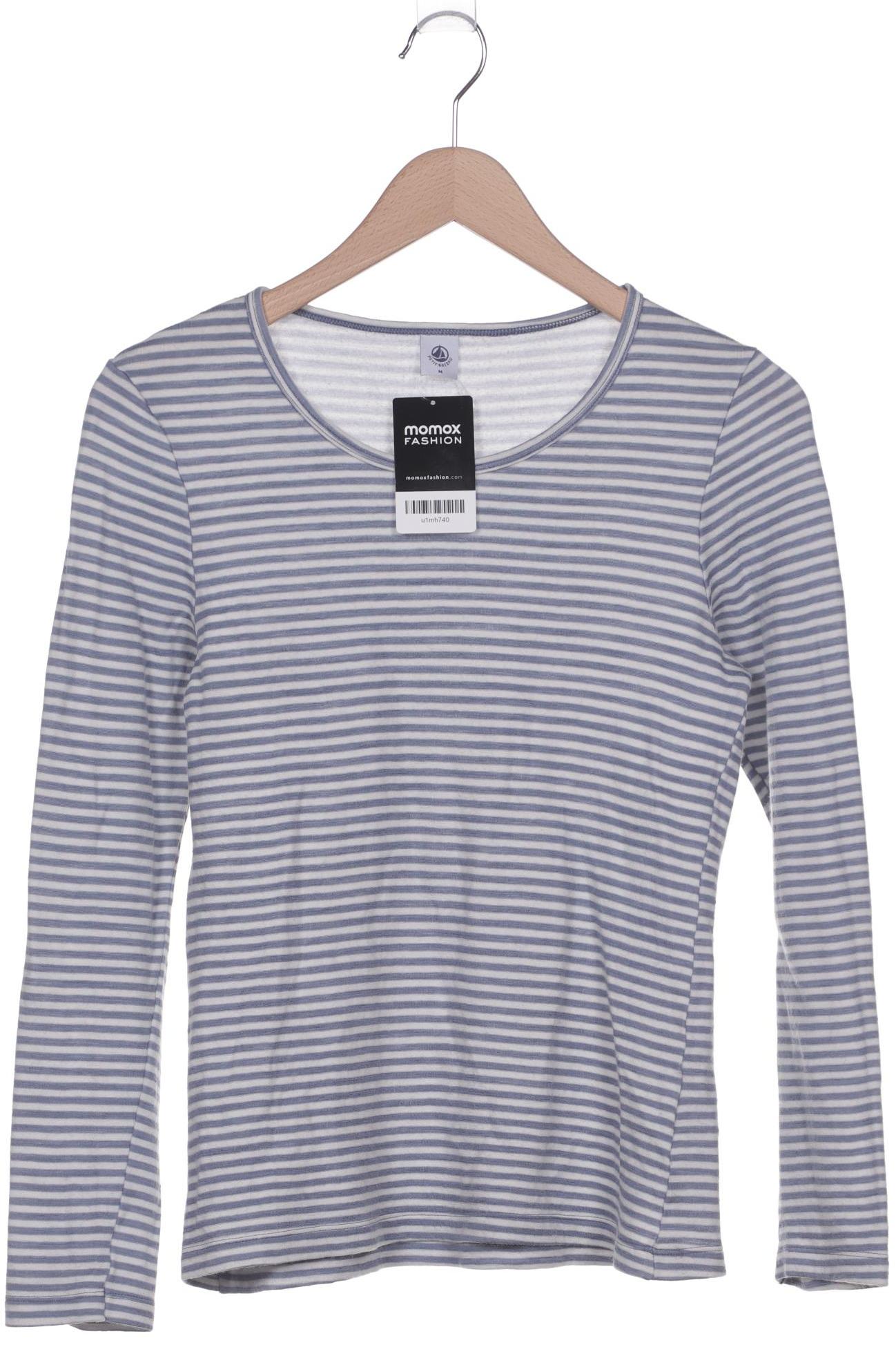 

Petit Bateau Damen Langarmshirt, blau, Gr. 38