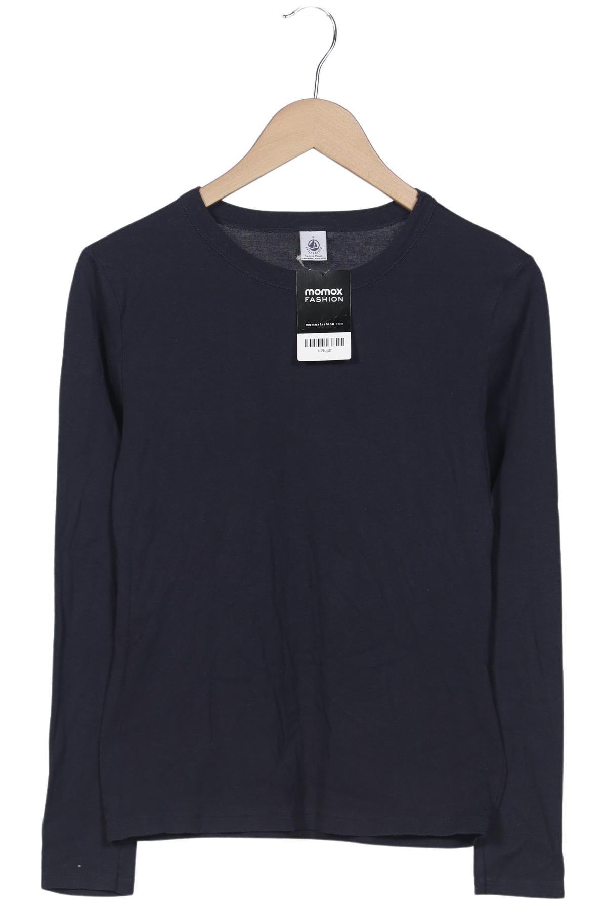 

Petit Bateau Damen Langarmshirt, marineblau, Gr. 36