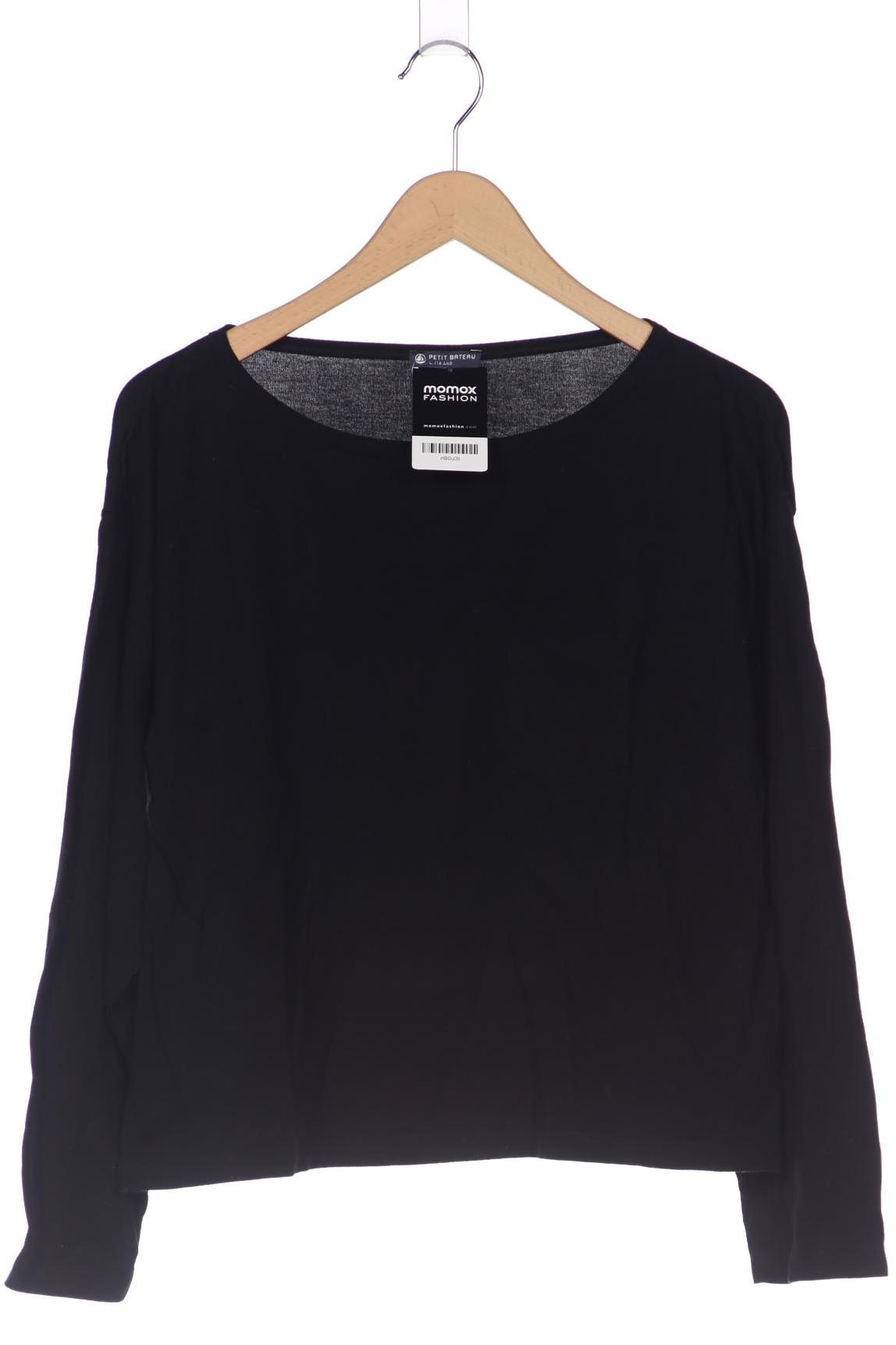 

Petit Bateau Damen Langarmshirt, schwarz, Gr. 42