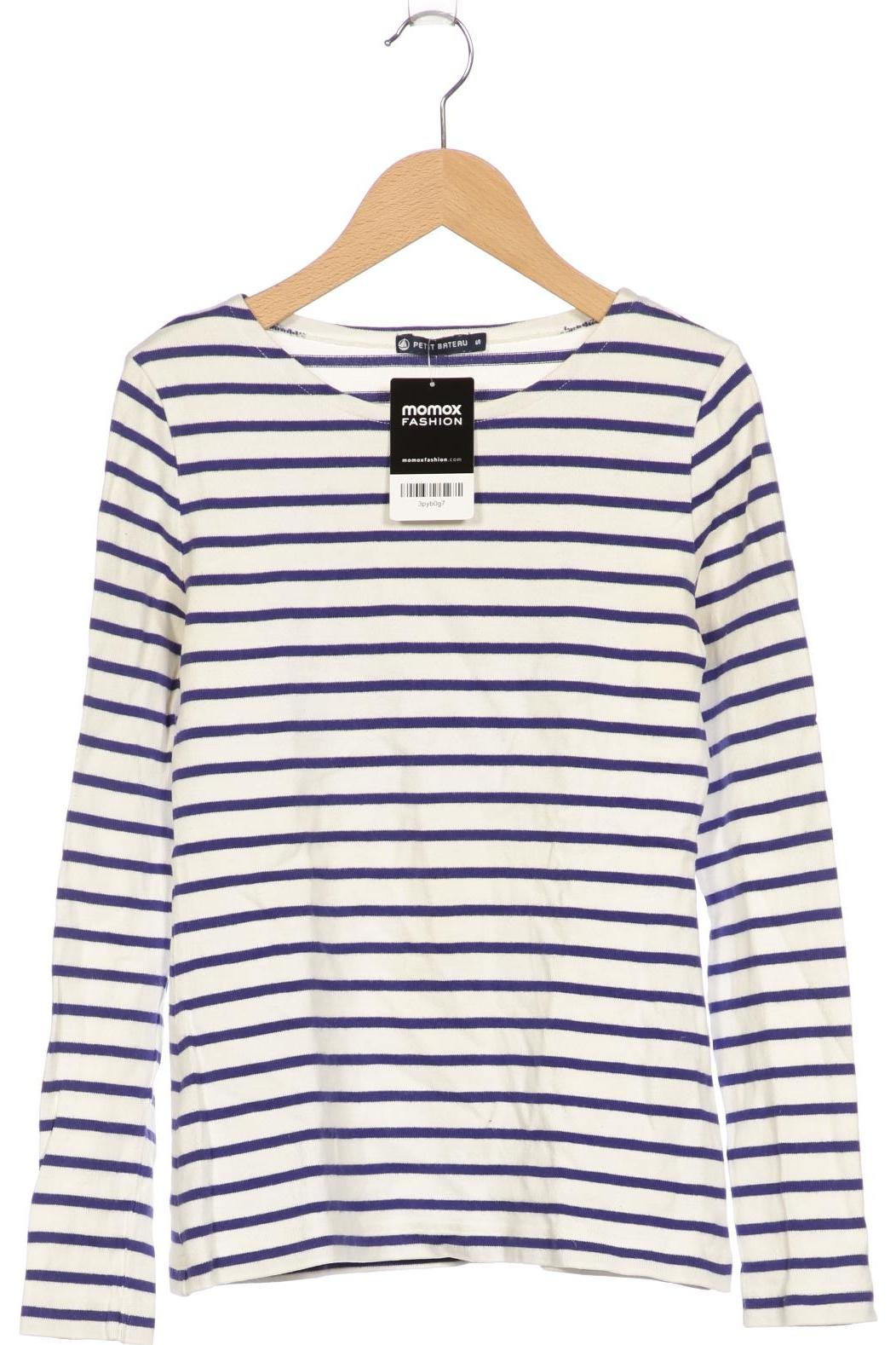 

Petit Bateau Damen Langarmshirt, weiß, Gr. 36
