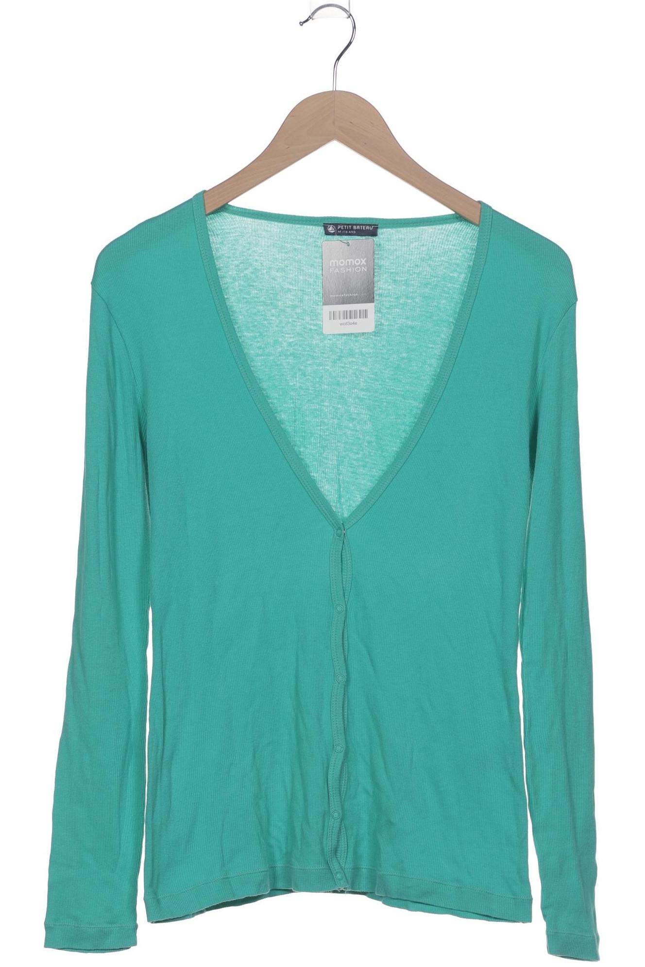 

Petit Bateau Damen Strickjacke, türkis, Gr. 38