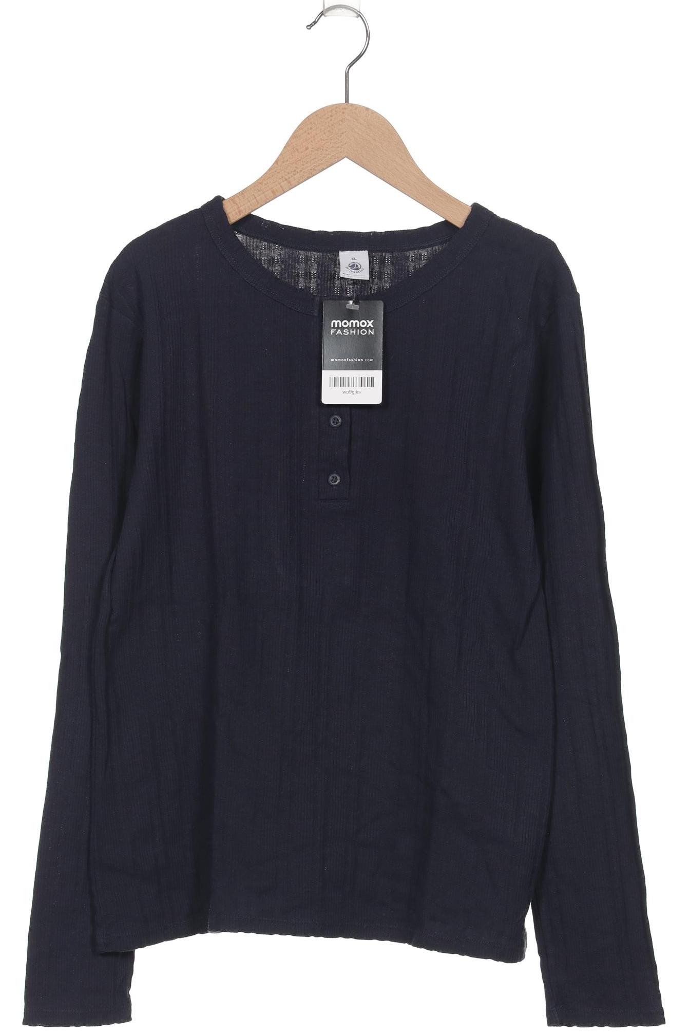 

Petit Bateau Damen Langarmshirt, marineblau, Gr. 44