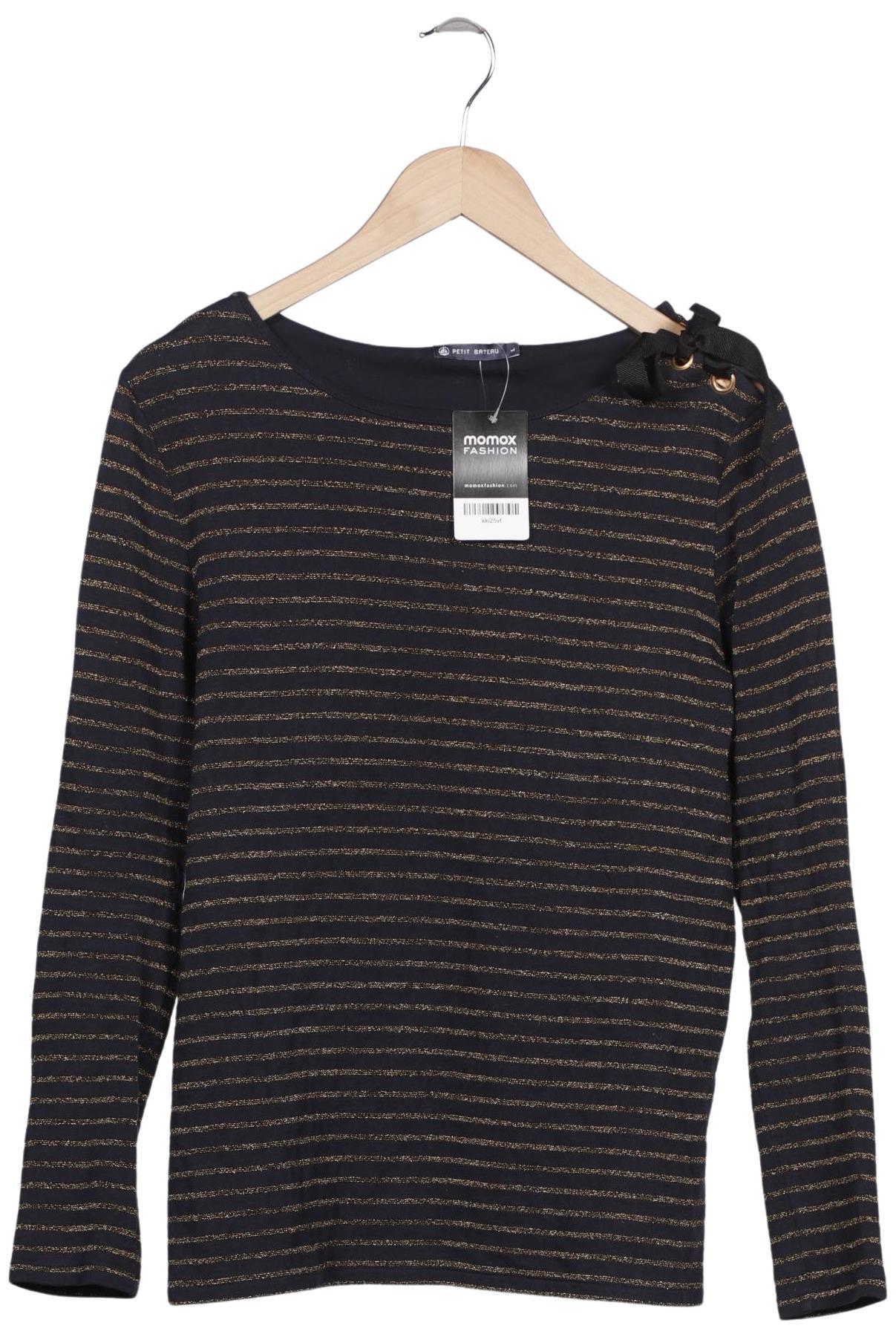 

Petit Bateau Damen Langarmshirt, marineblau, Gr. 42