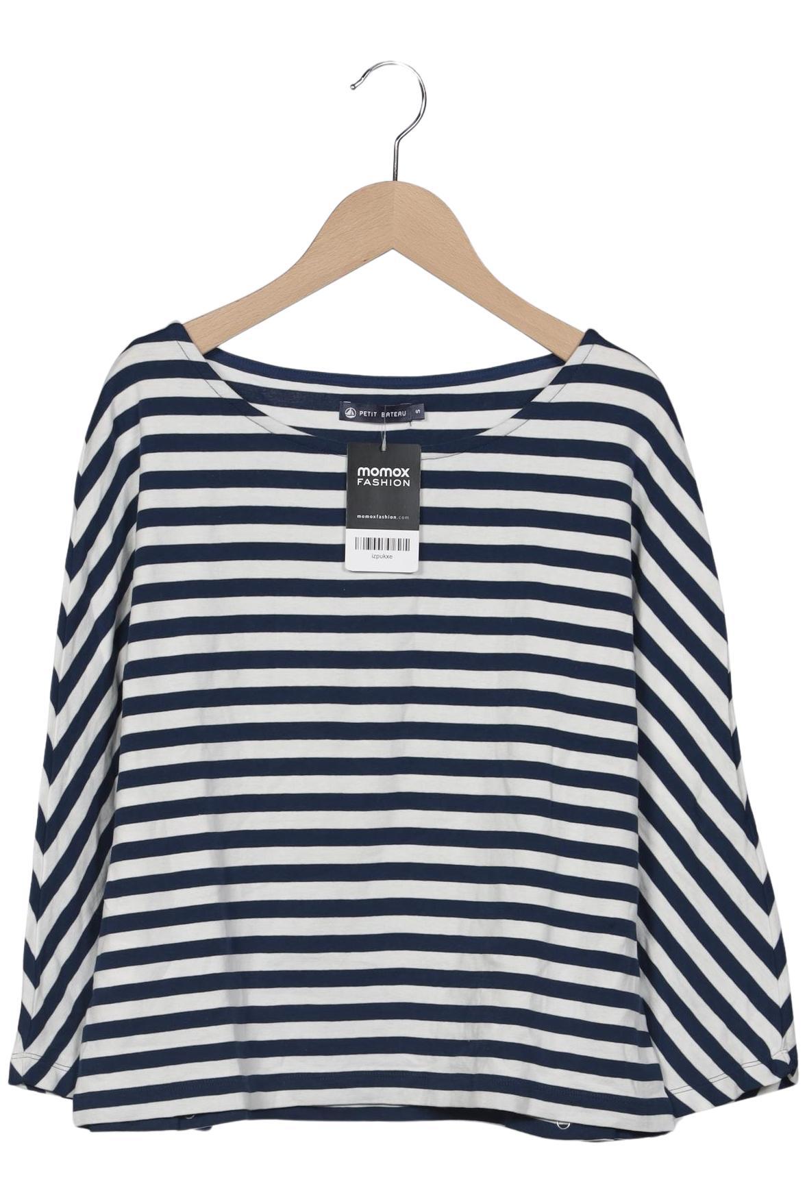 

Petit Bateau Damen Langarmshirt, marineblau, Gr. 36
