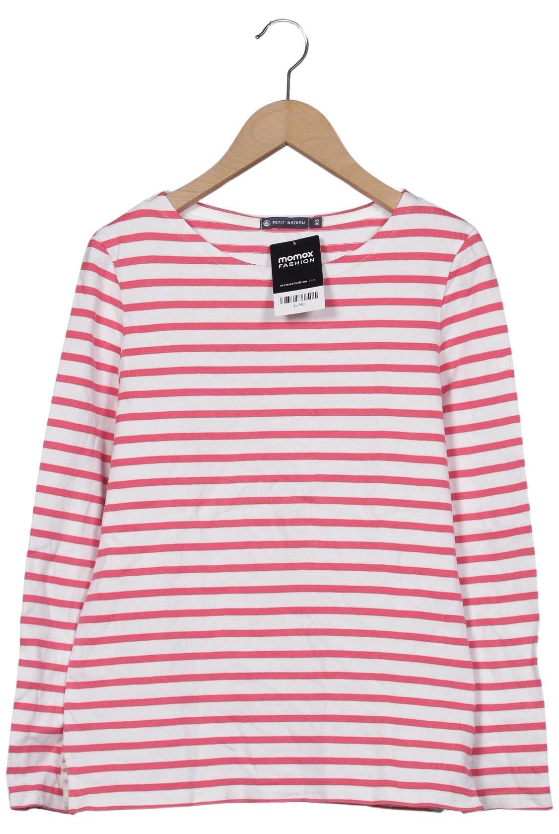 

Petit Bateau Damen Langarmshirt, weiß, Gr. 34