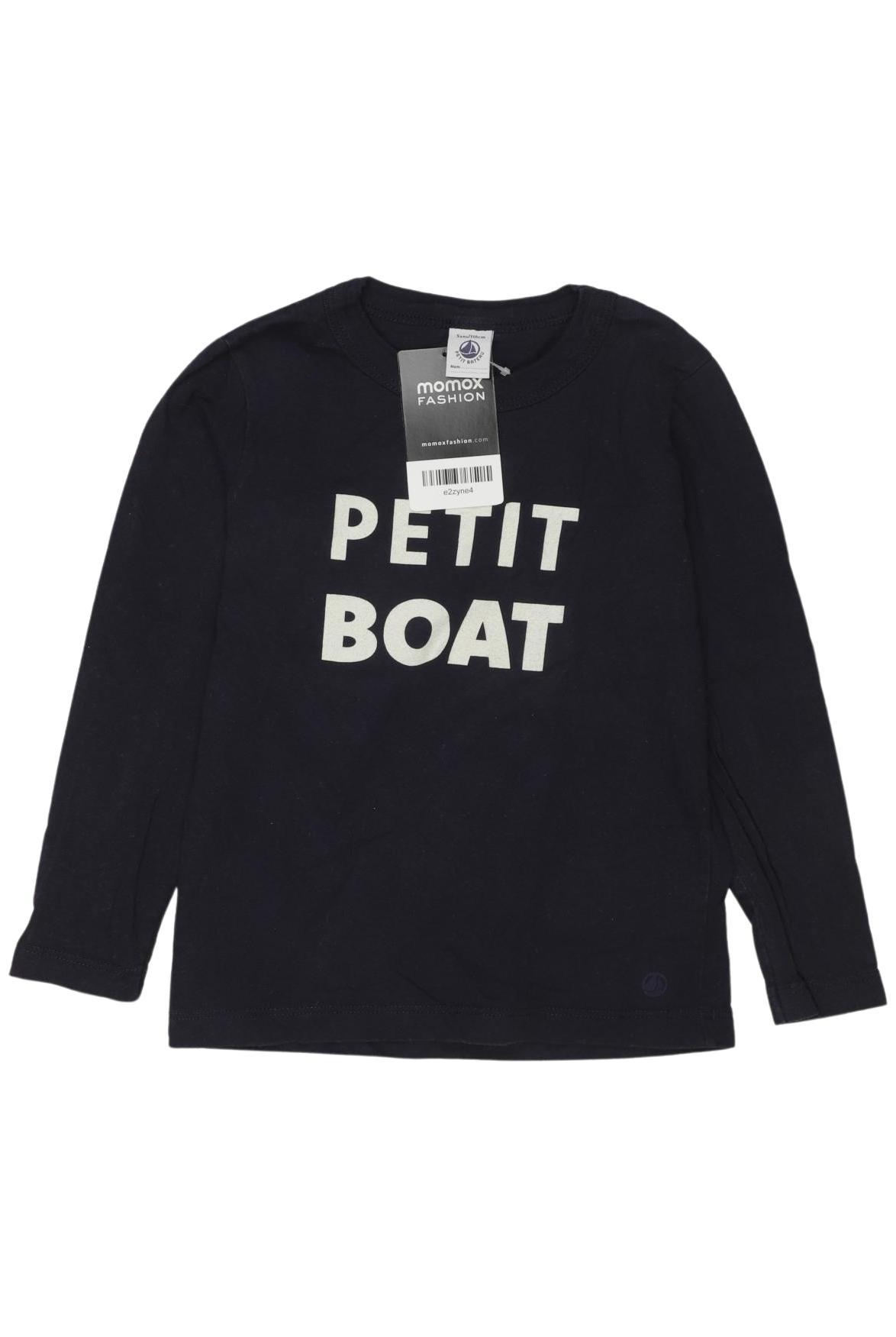 

Petit Bateau Jungen Langarmshirt, marineblau, Gr. 110