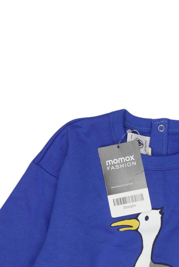 Thumbnail - Petit Bateau Jungen Pullover, blau, Gr. 86