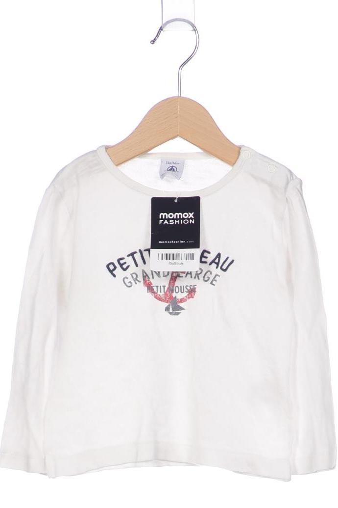 

Petit Bateau Herren Langarmshirt, weiß, Gr. 86