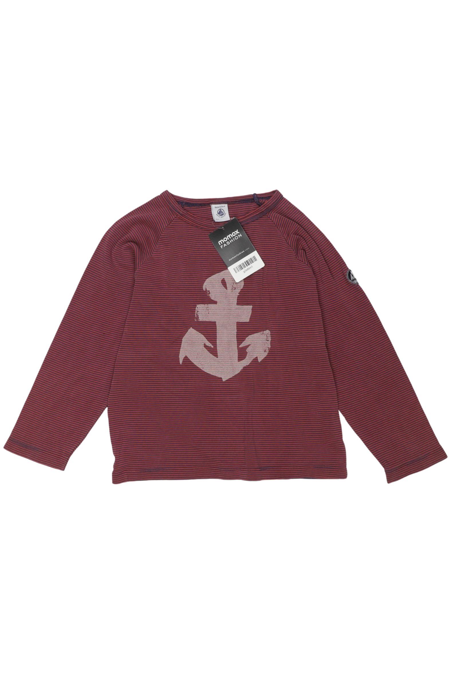 

Petit Bateau Jungen Langarmshirt, rot, Gr. 122