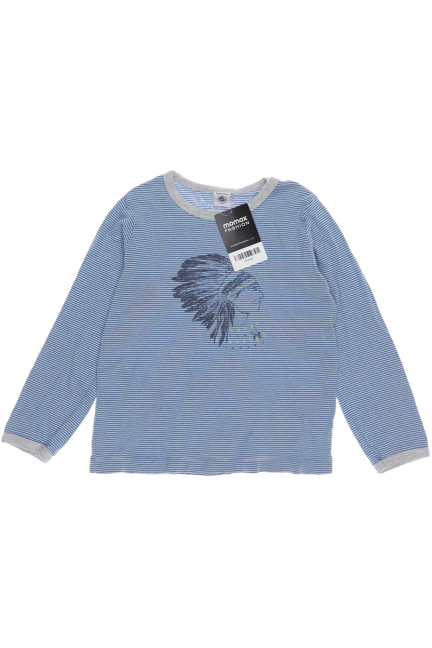 

Petit Bateau Herren Langarmshirt, blau, Gr. 128