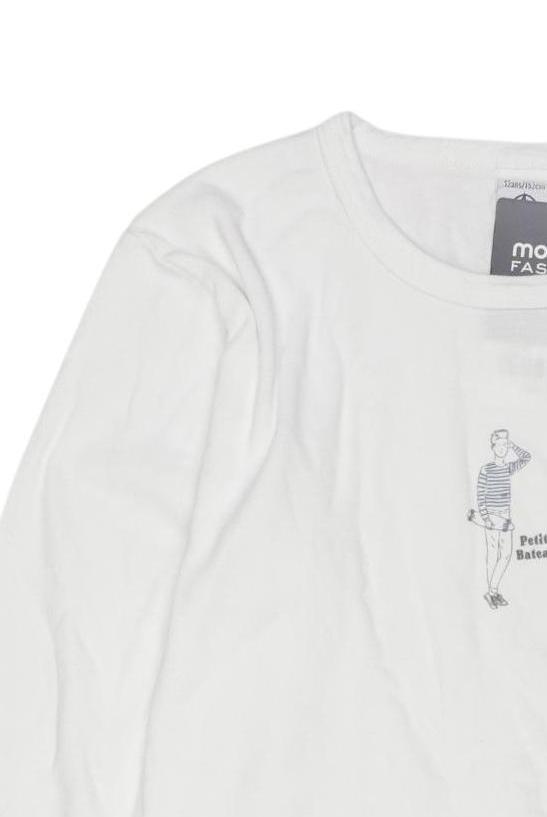 Thumbnail - Petit Bateau Jungen Langarmshirt, weiß, Gr. 152