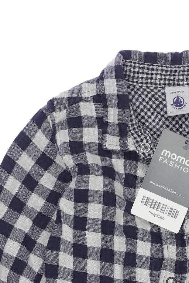 Thumbnail - Petit Bateau Jungen Hemd, marineblau, Gr. 92