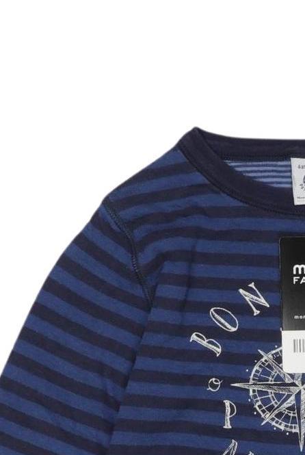 Thumbnail - Petit Bateau Jungen Langarmshirt, marineblau, Gr. 104