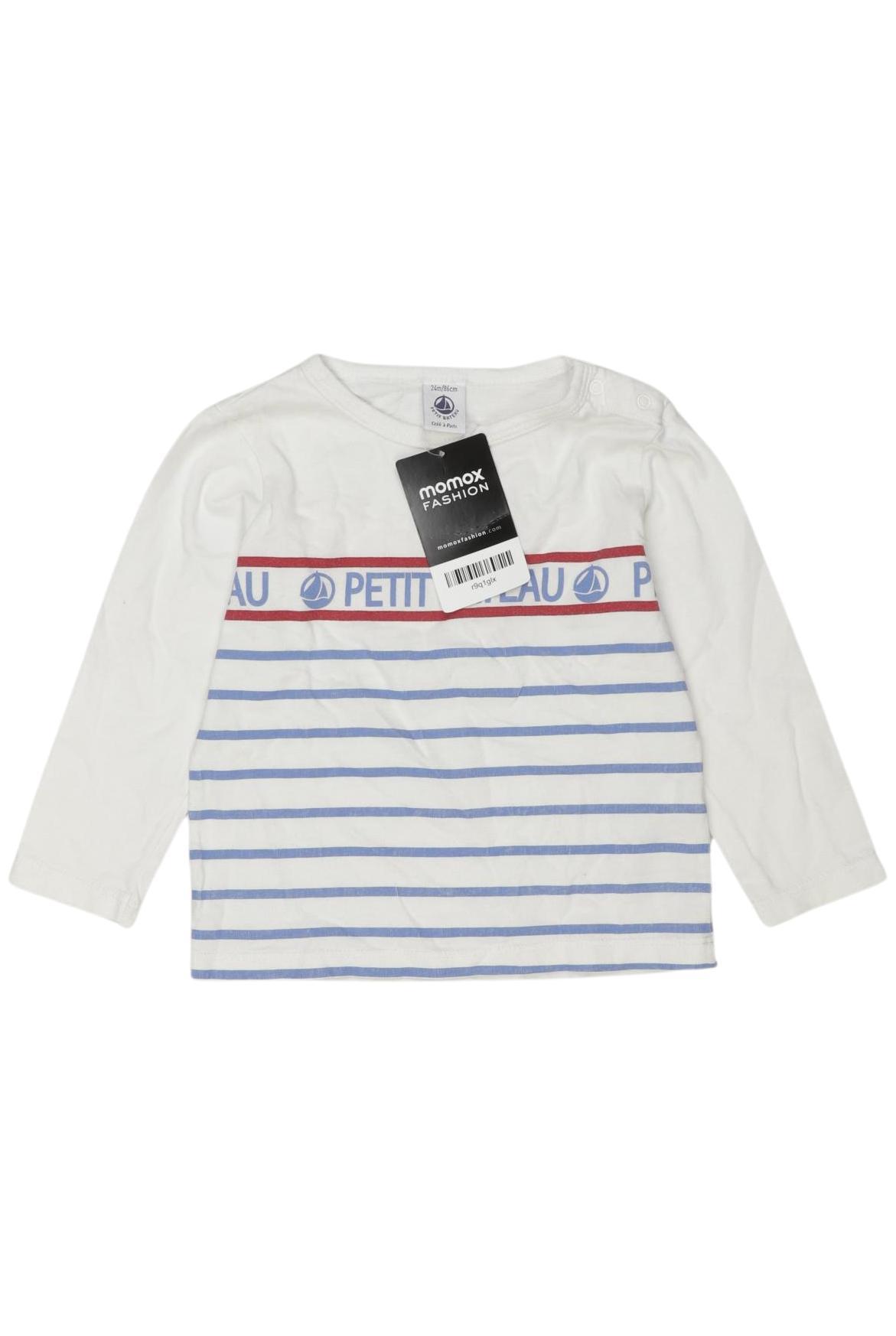 

Petit Bateau Jungen Langarmshirt, weiß, Gr. 86