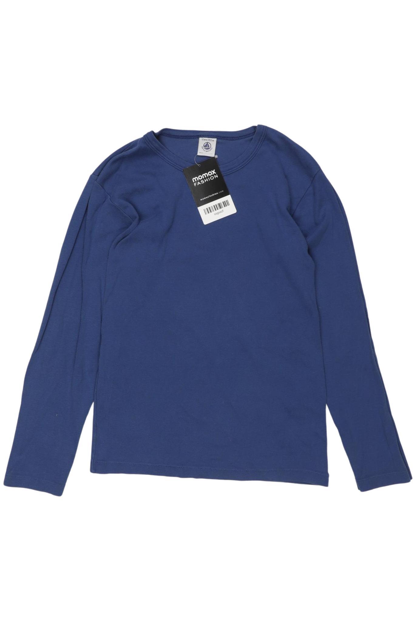 

Petit Bateau Jungen Langarmshirt, marineblau, Gr. 12