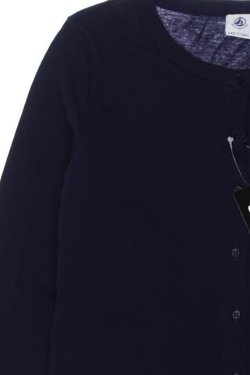 Thumbnail - Petit Bateau Mädchen Strickjacke, marineblau, Gr. 80