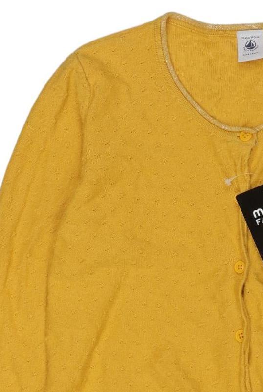 Thumbnail - Petit Bateau Mädchen Strickjacke, gelb, Gr. 140