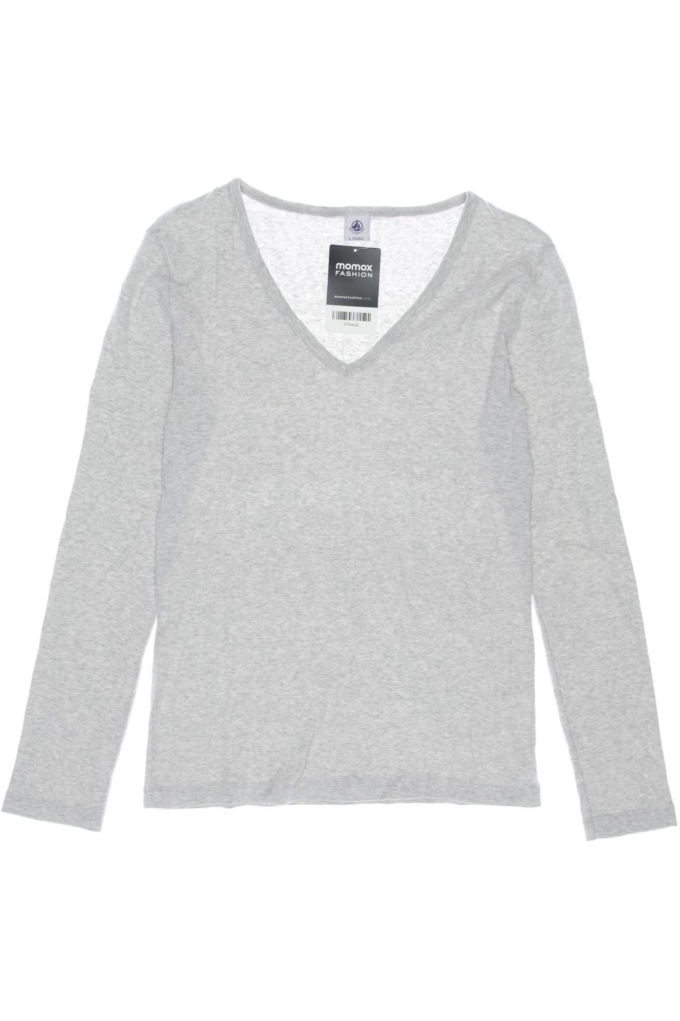 

Petit Bateau Damen Langarmshirt, grau, Gr. 18