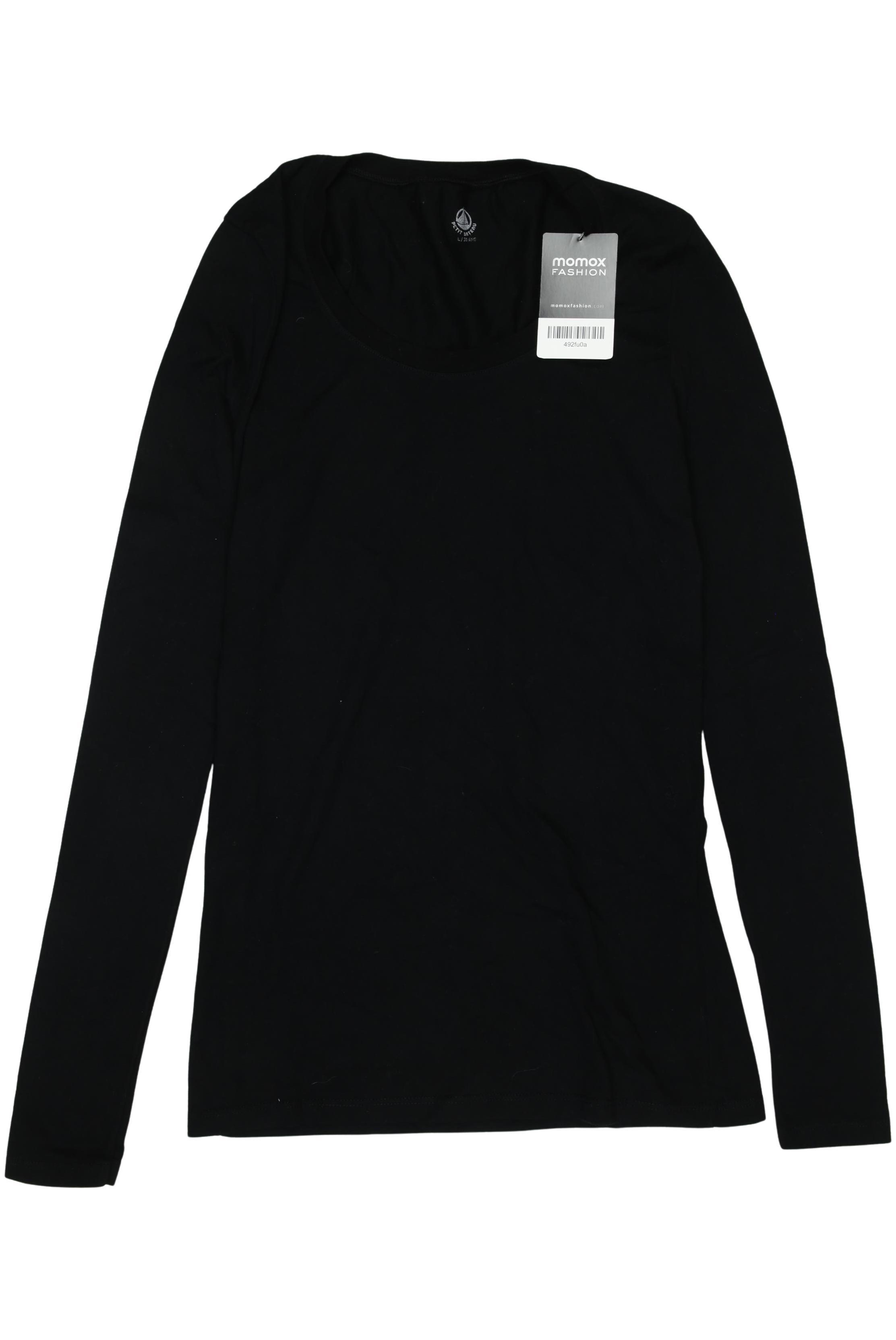 

Petit Bateau Damen Langarmshirt, schwarz, Gr. 20