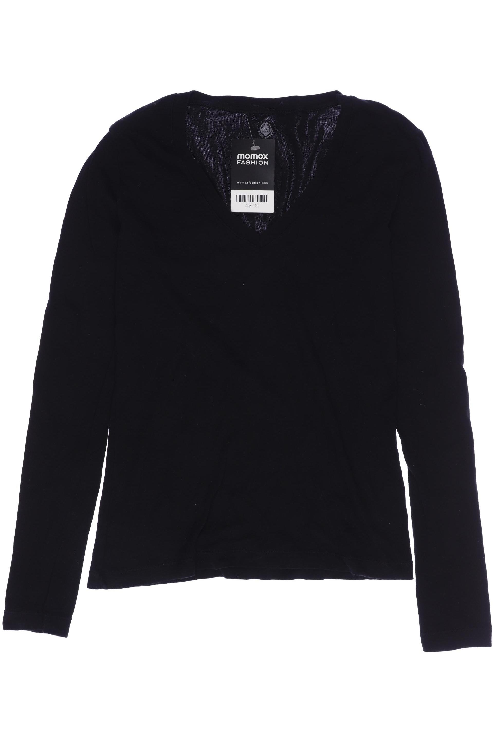 

Petit Bateau Damen Langarmshirt, schwarz, Gr. 152