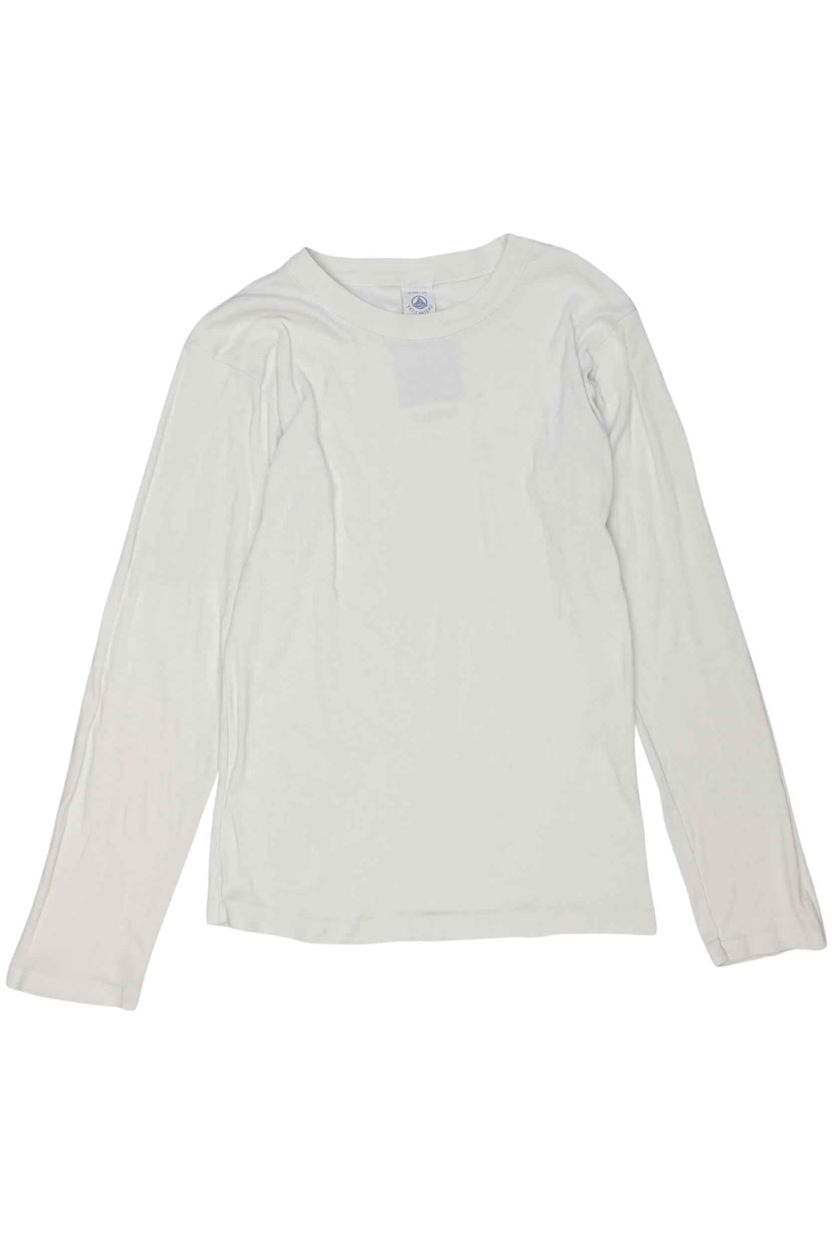 

Petit Bateau Mädchen Langarmshirt, weiß, Gr. 16