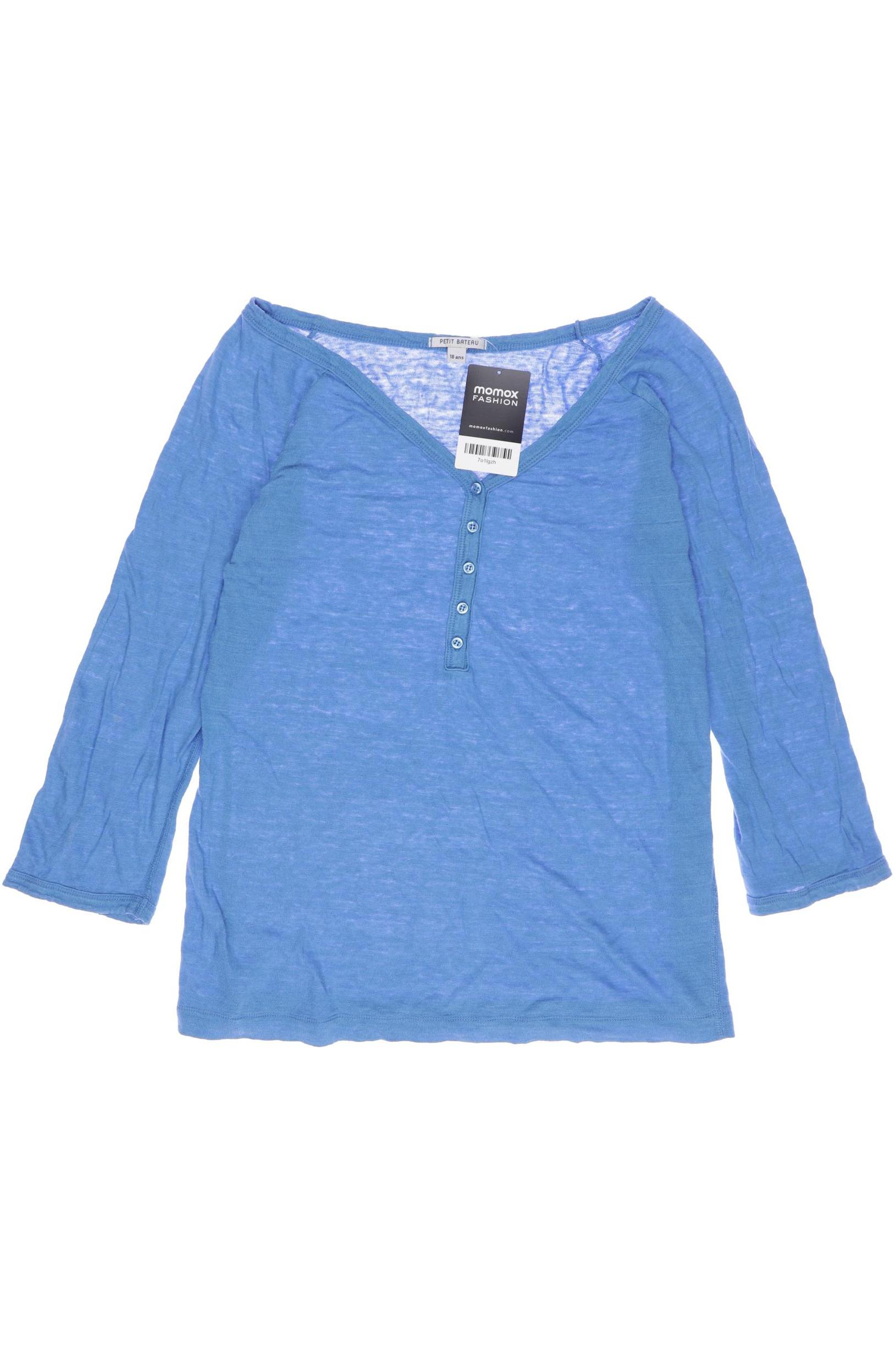 

Petit Bateau Damen Langarmshirt, blau, Gr. 182
