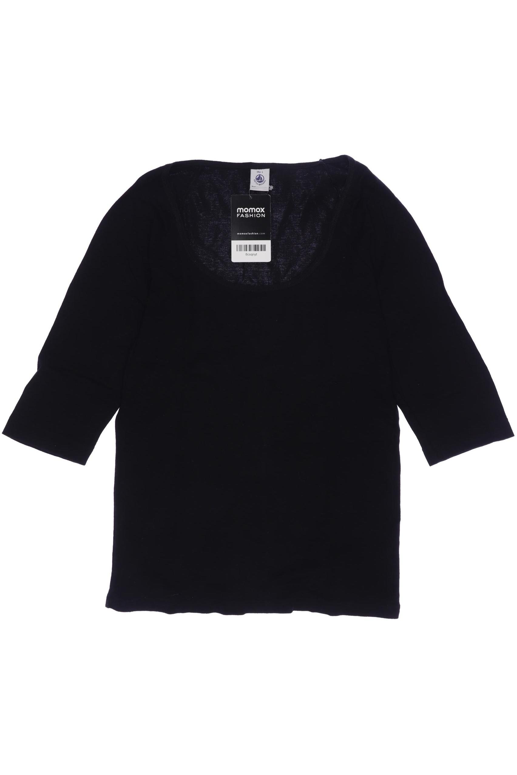 

Petit Bateau Damen Langarmshirt, schwarz, Gr. 18