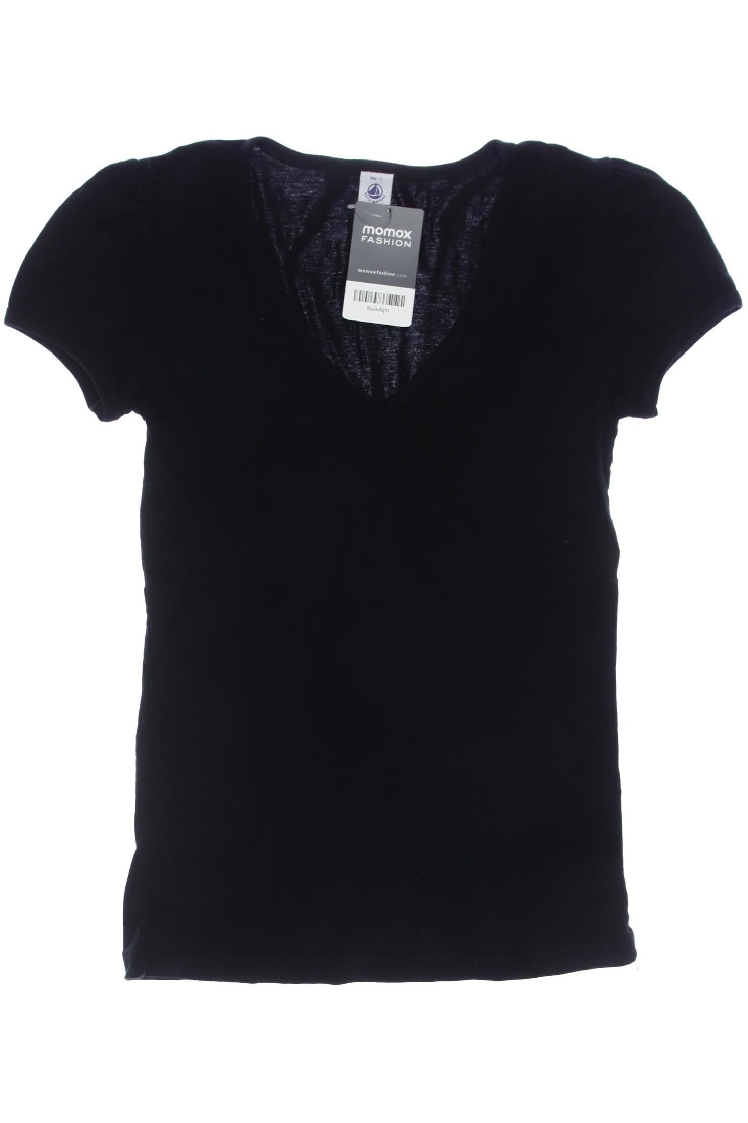 

Petit Bateau Damen T-Shirt, schwarz, Gr. 18