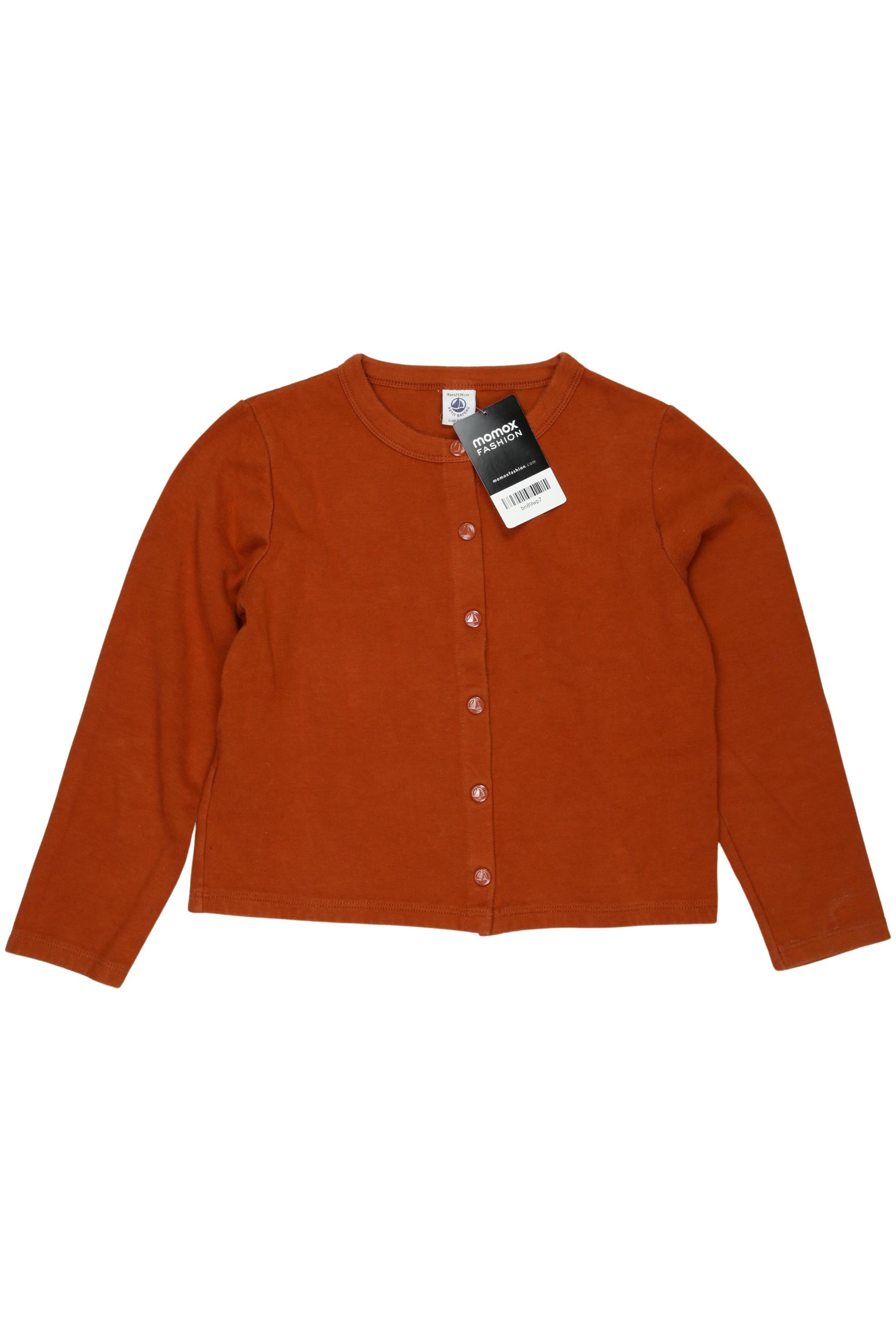 

Petit Bateau Damen Strickjacke, orange, Gr. 128