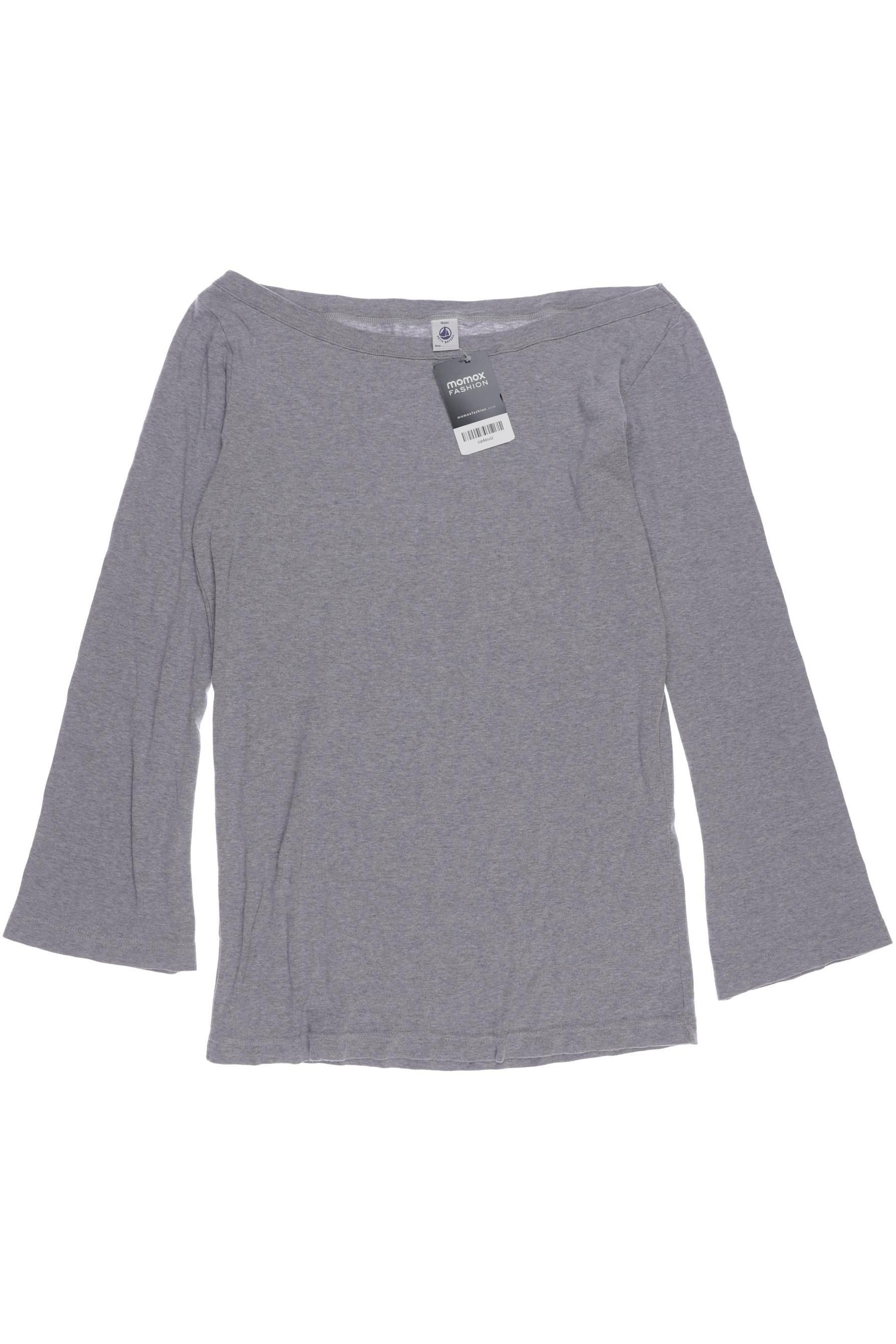 

Petit Bateau Damen Langarmshirt, grau, Gr. 188