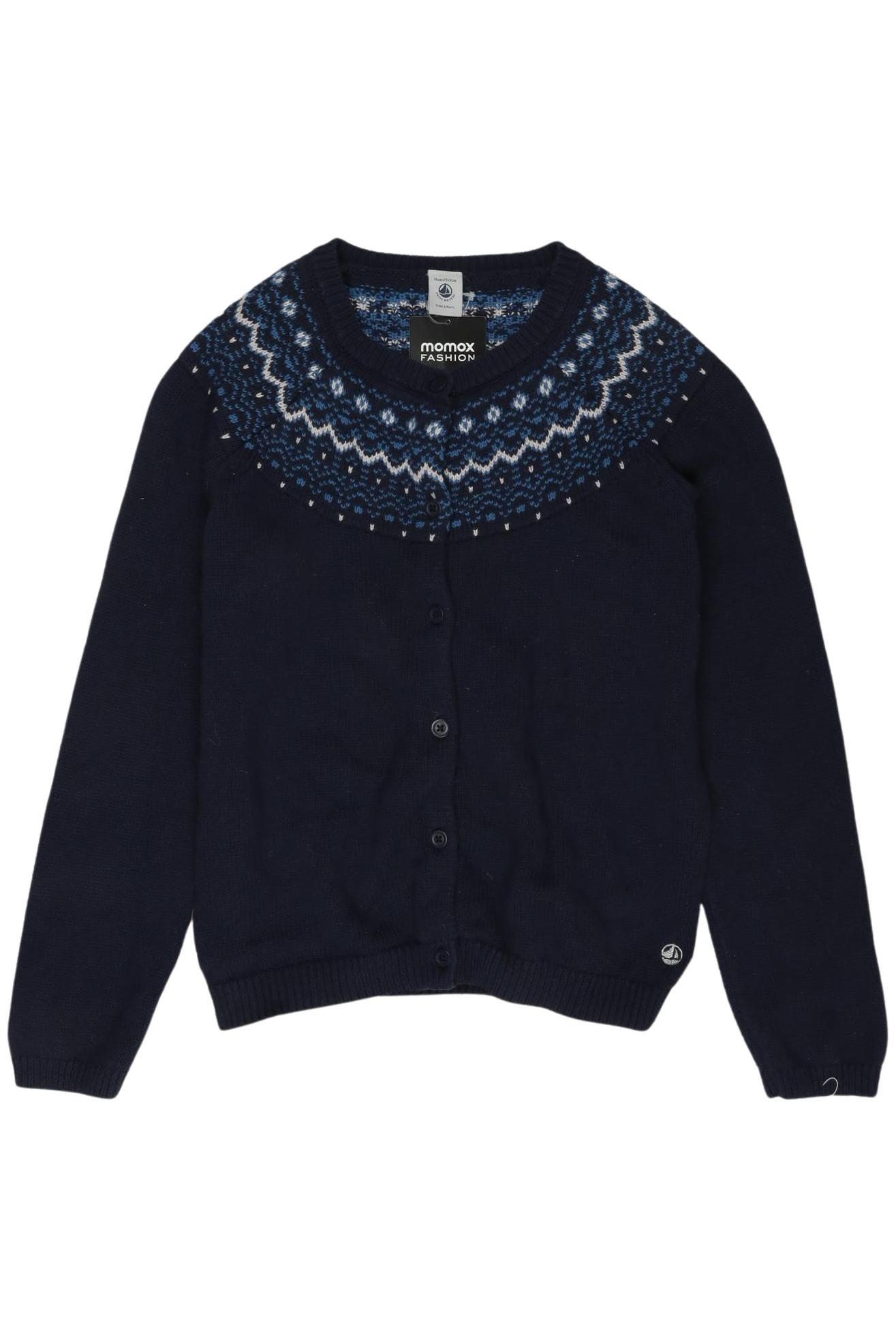 

Petit Bateau Mädchen Strickjacke, marineblau, Gr. 140