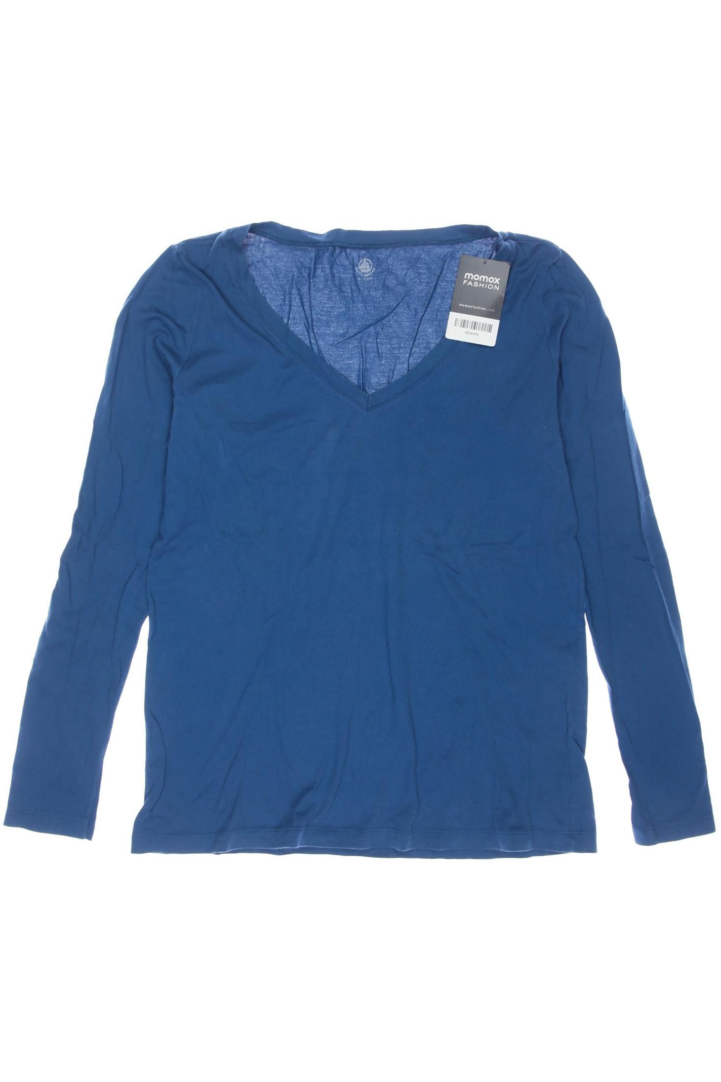 

Petit Bateau Damen Langarmshirt, blau, Gr. 188